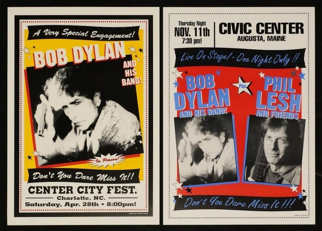 (4) Bob Dylan Concert Posters 1998-2001