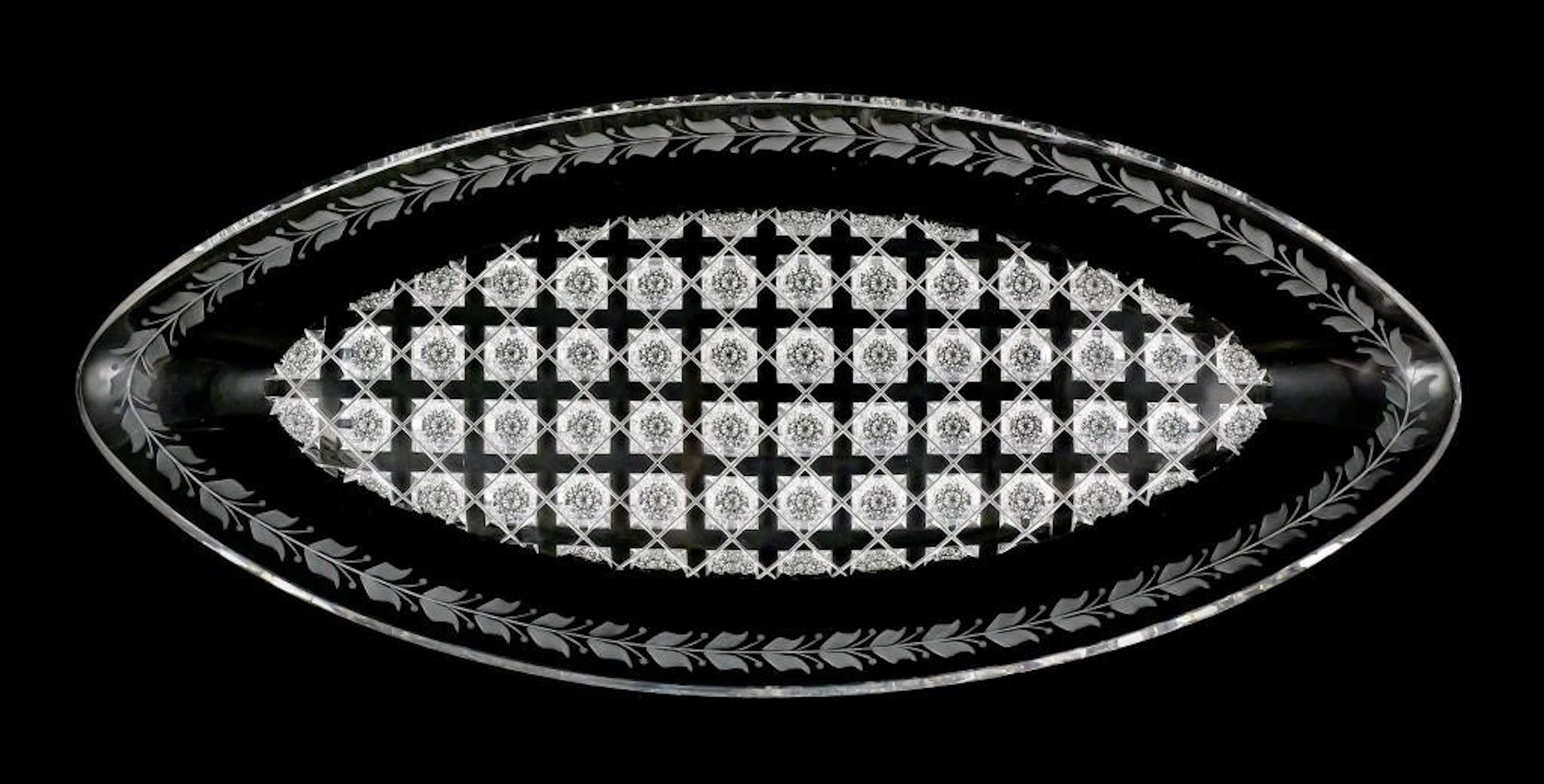 RARE Sinclair Assyrian Engraved Border Tray