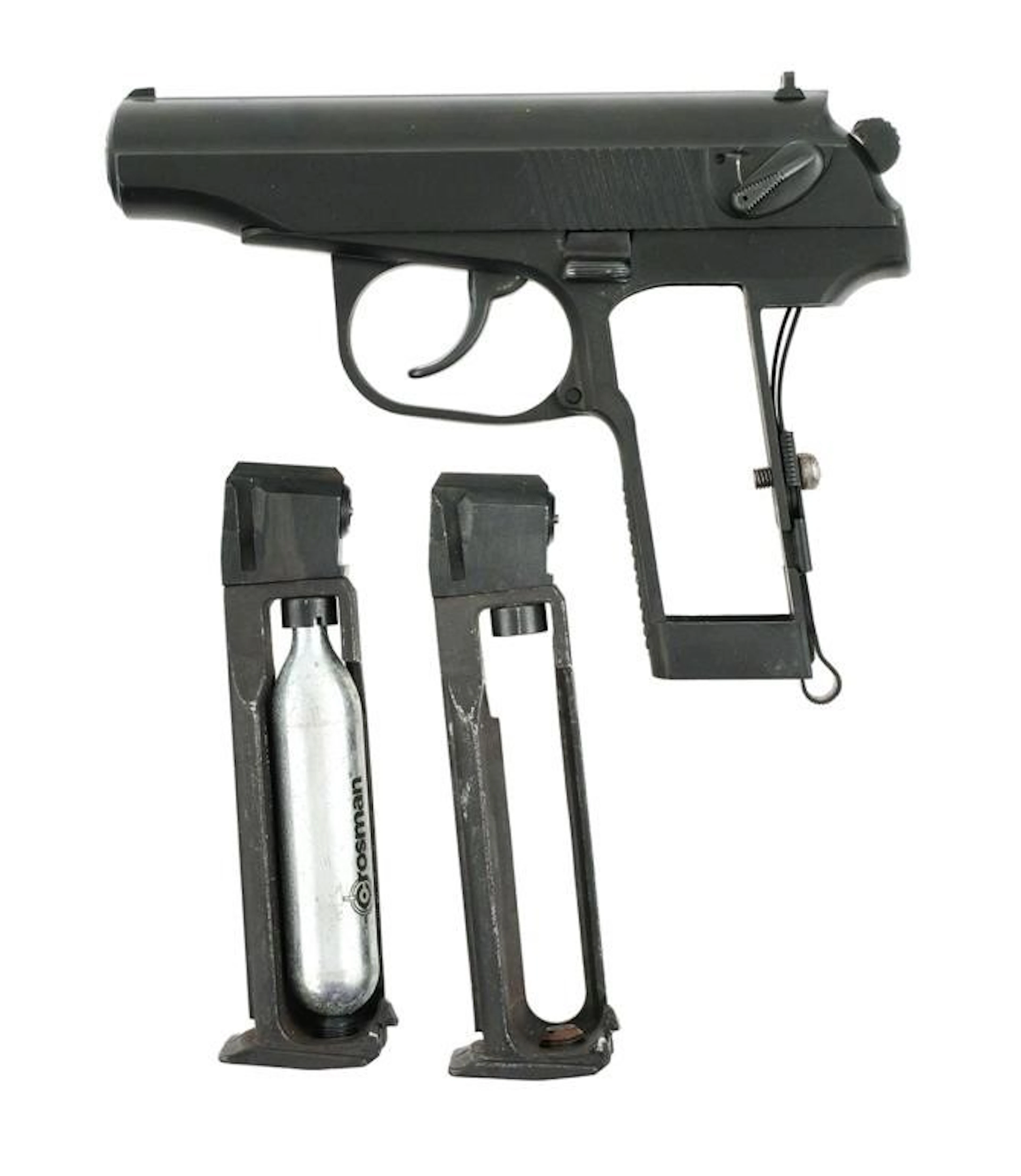 1998 Baikal MP-654K 4.5mm CO2 Pistol
