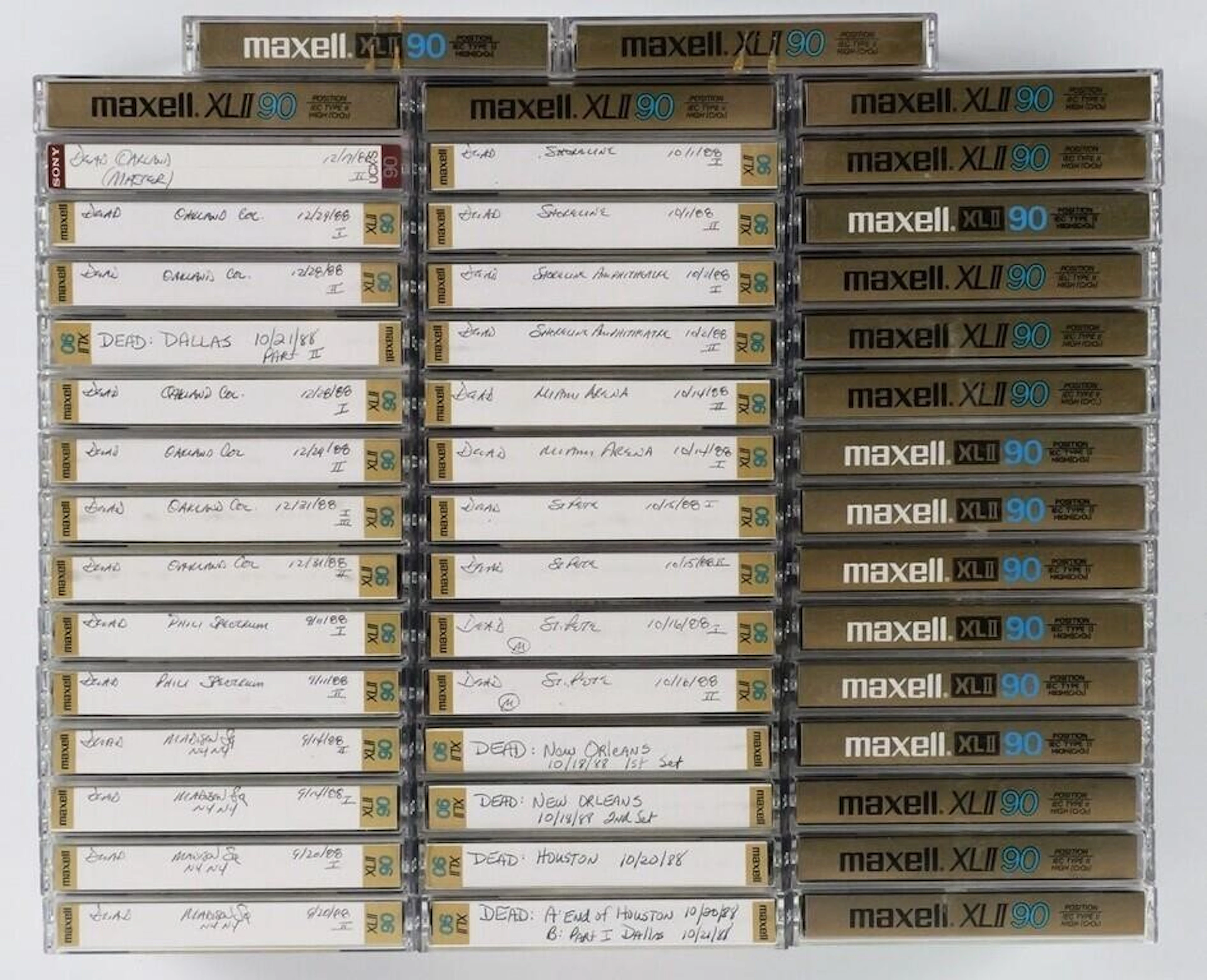 (47) Grateful Dead Live Concert Tapes 1988