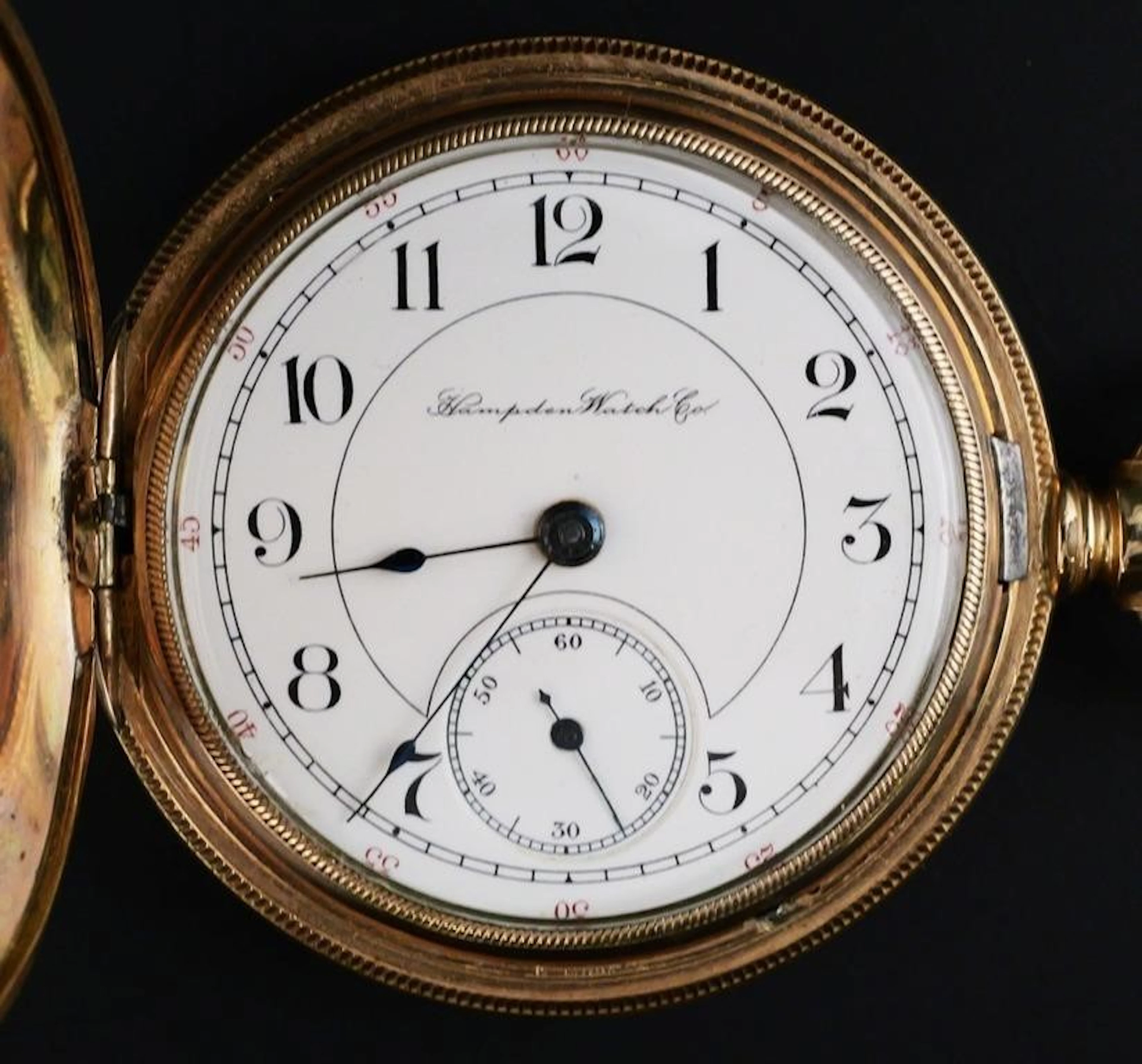 Antique Hampden Hunter Pocket Watch