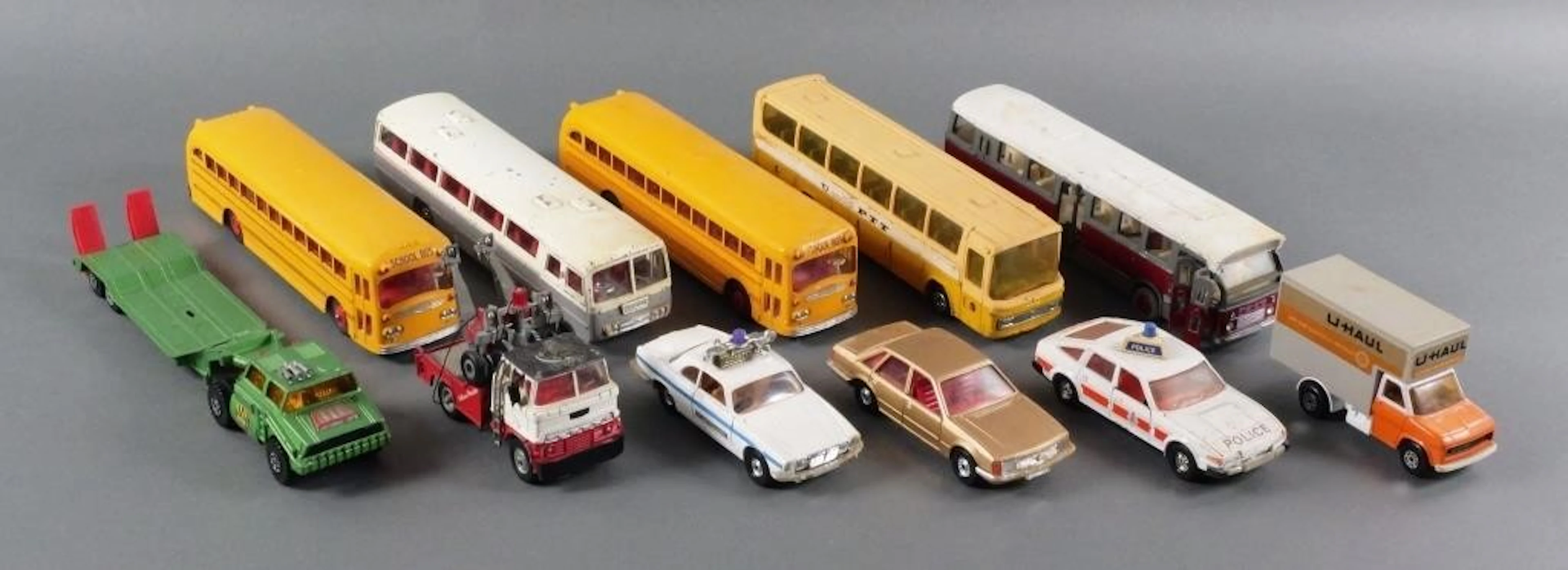 (11) Vintage Diecast Cars & Trucks