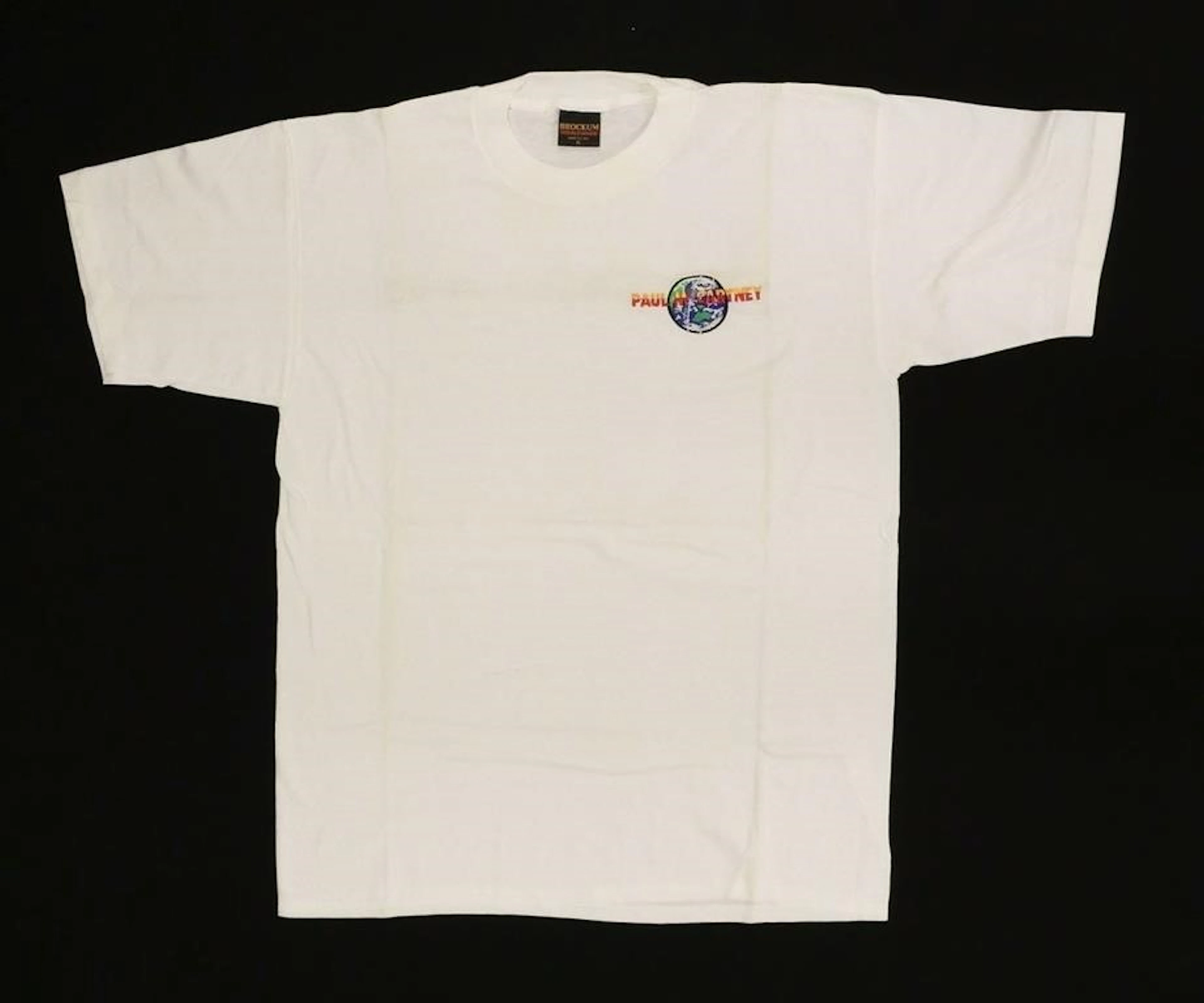 Vintage Paul McCartney Embroidered Globe T-Shirt
