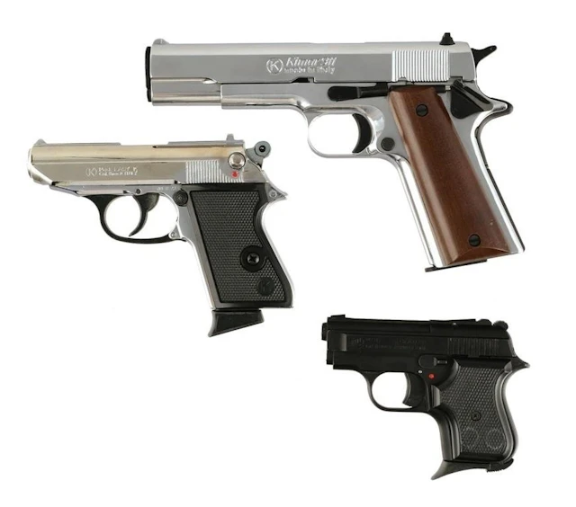 (3) Italian 8mm Blank-Firing Pistols