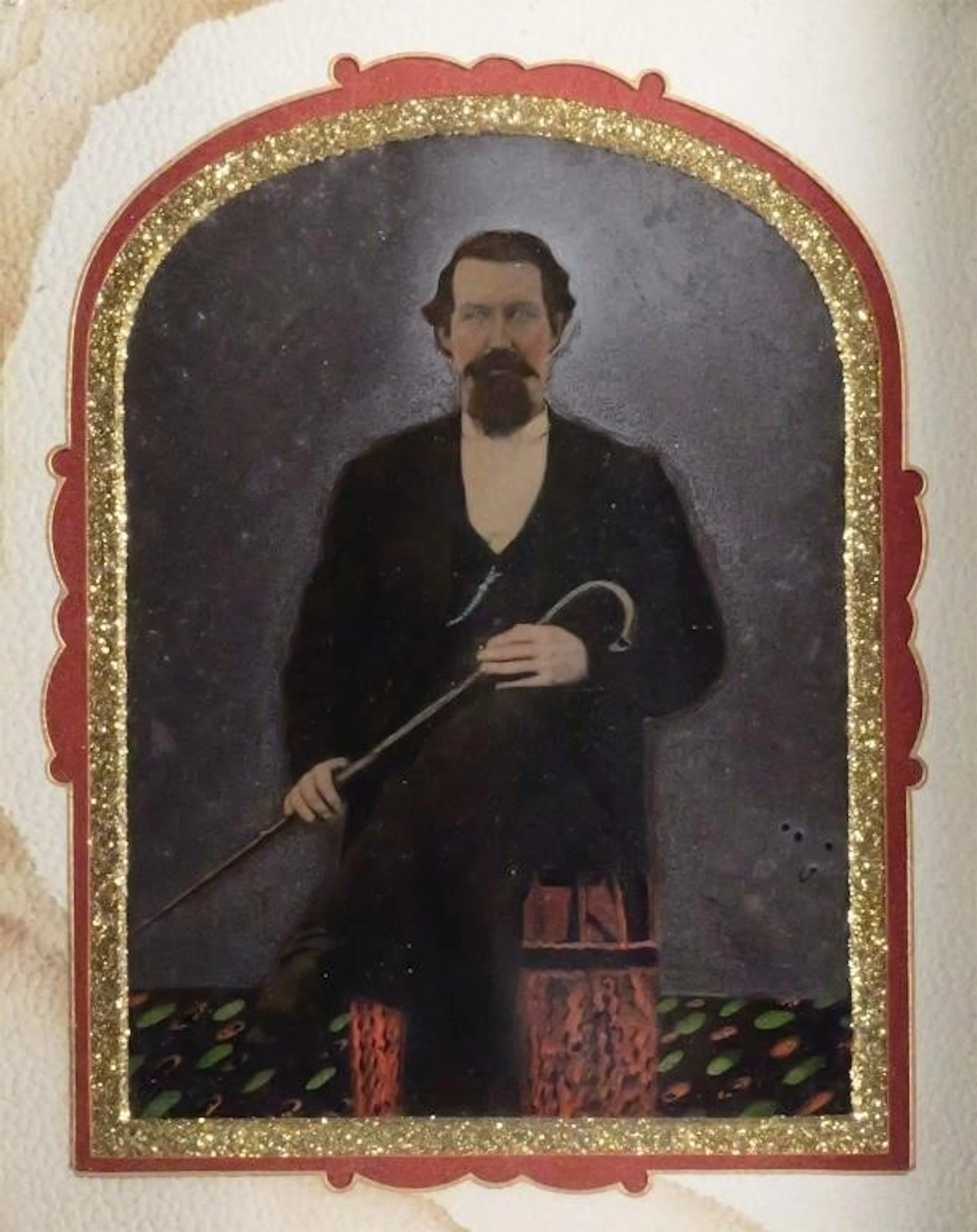 19th Century Hand-Colored Gentleman Portrait