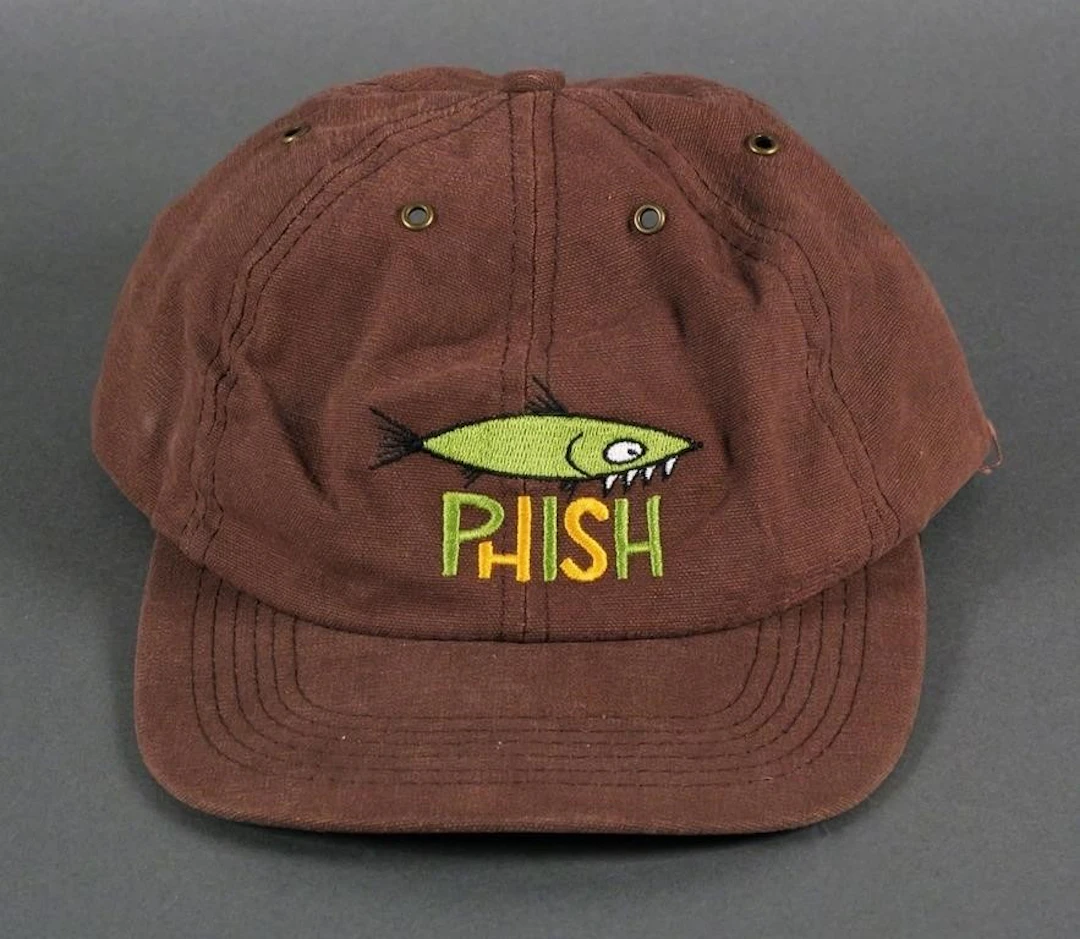 Phish Band Brown Embroidered Fish Baseball Cap