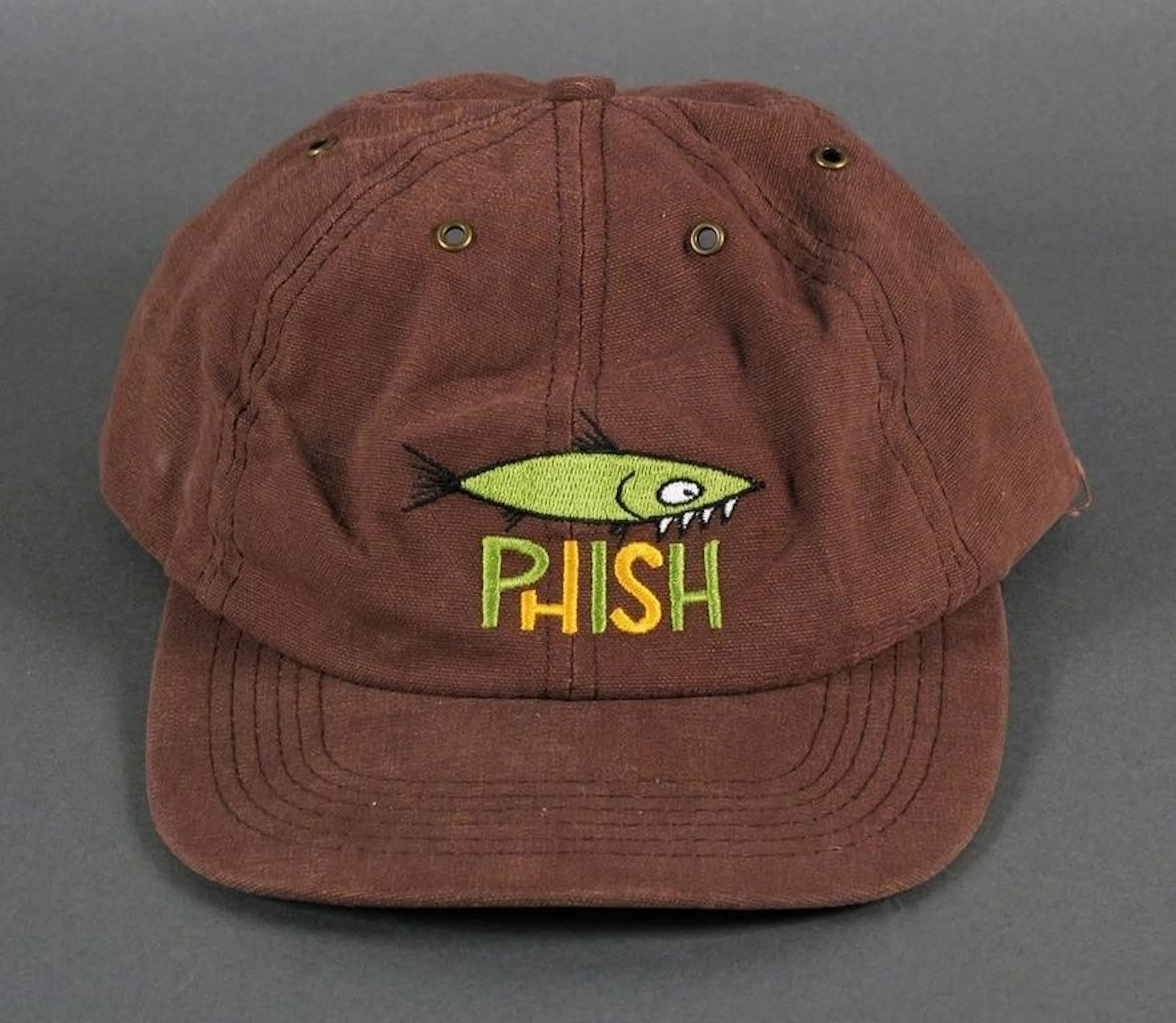 Phish Band Brown Embroidered Fish Baseball Cap