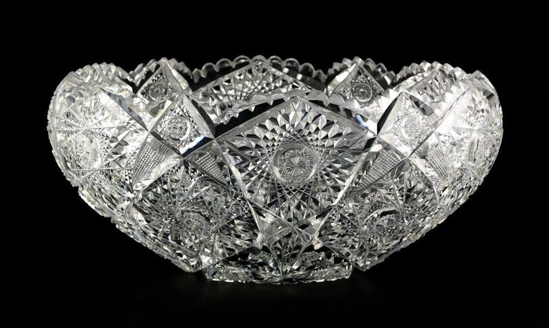 Hawkes ABP Cut Glass Punch Bowl