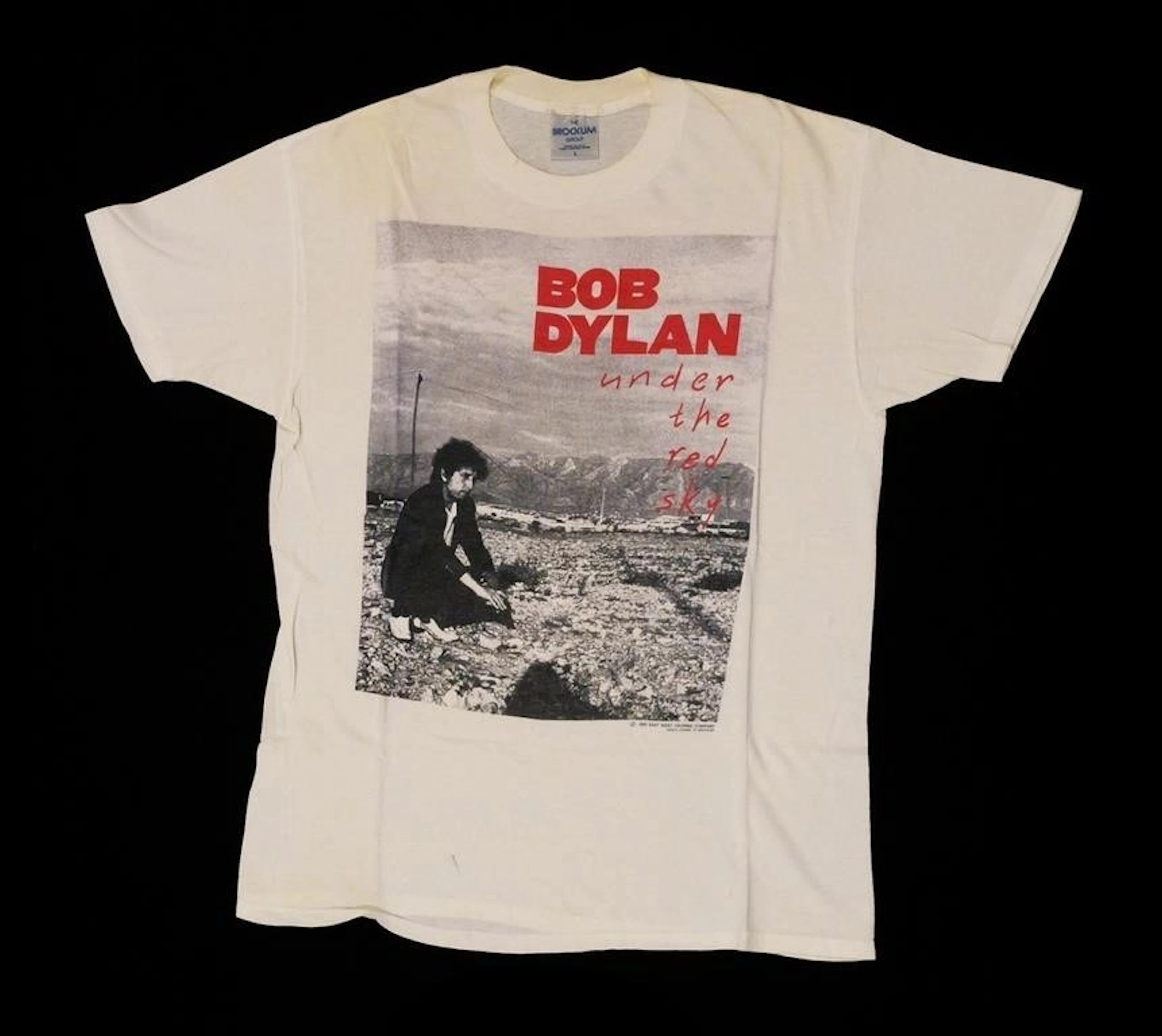 1990 Bob Dylan Under the Red Sky Tour T-Shirt L