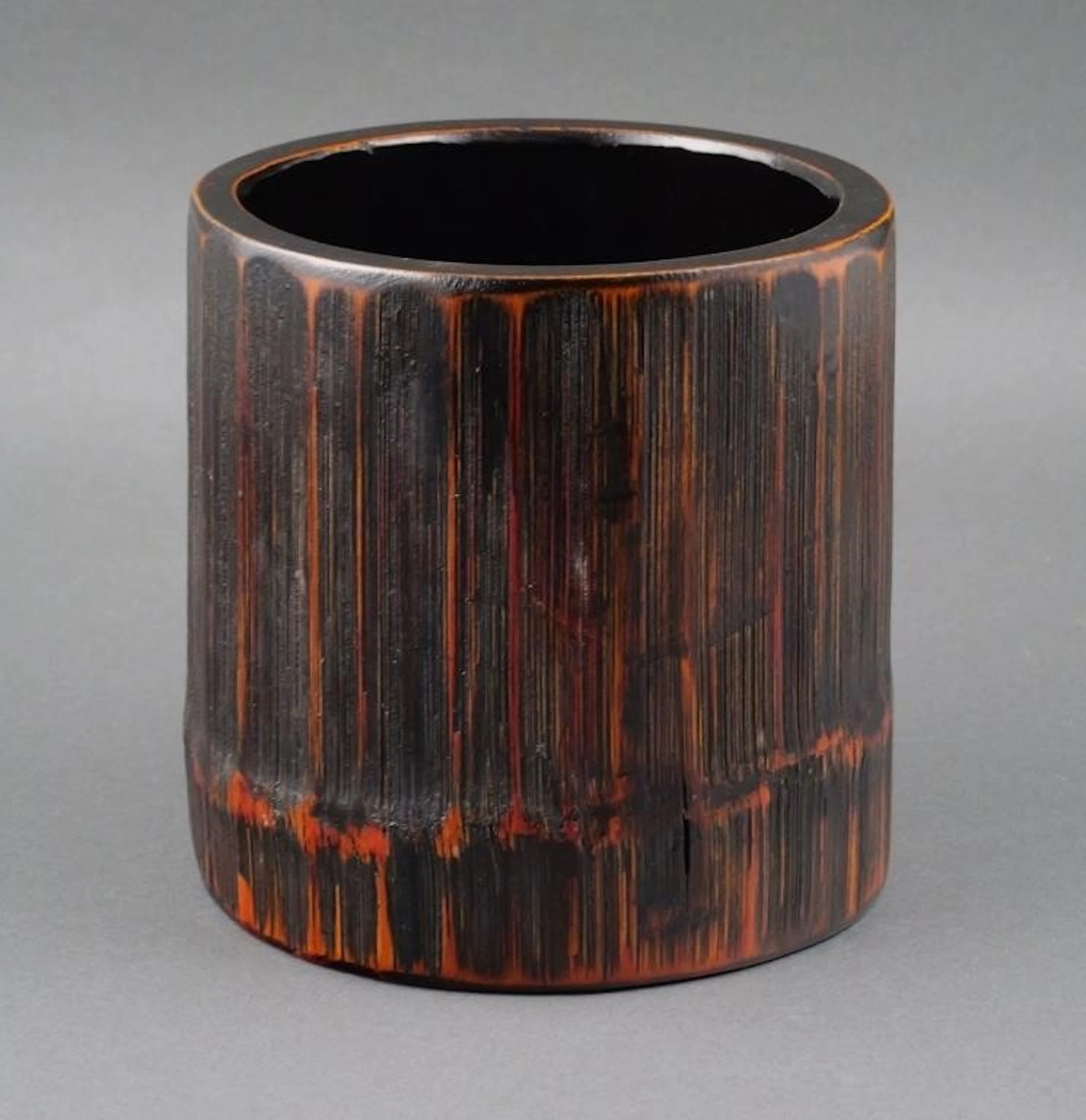 Chinese Carved Bamboo Brush Pot