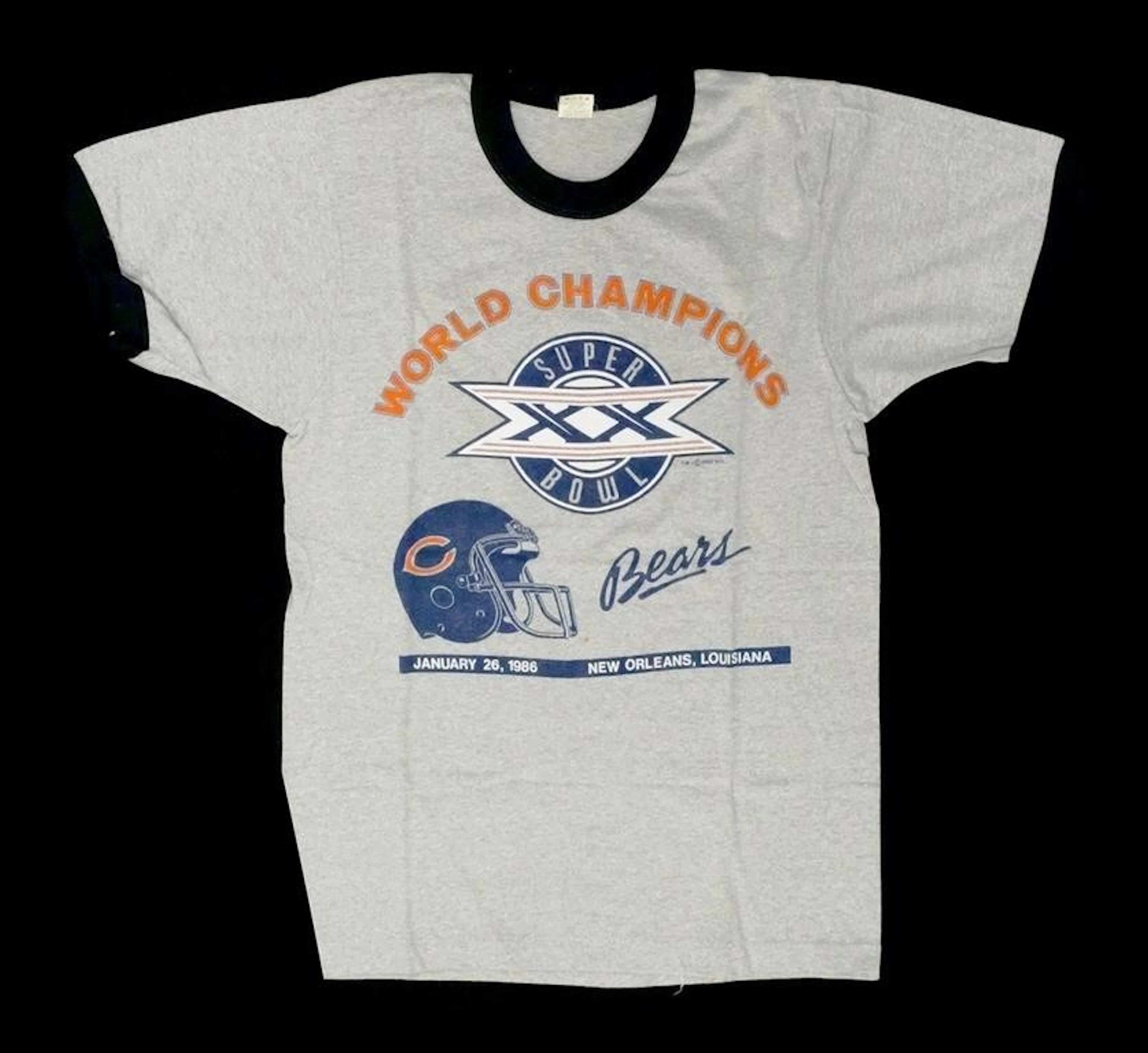 1985 Chicago Bears Super Bowl T-Shirt