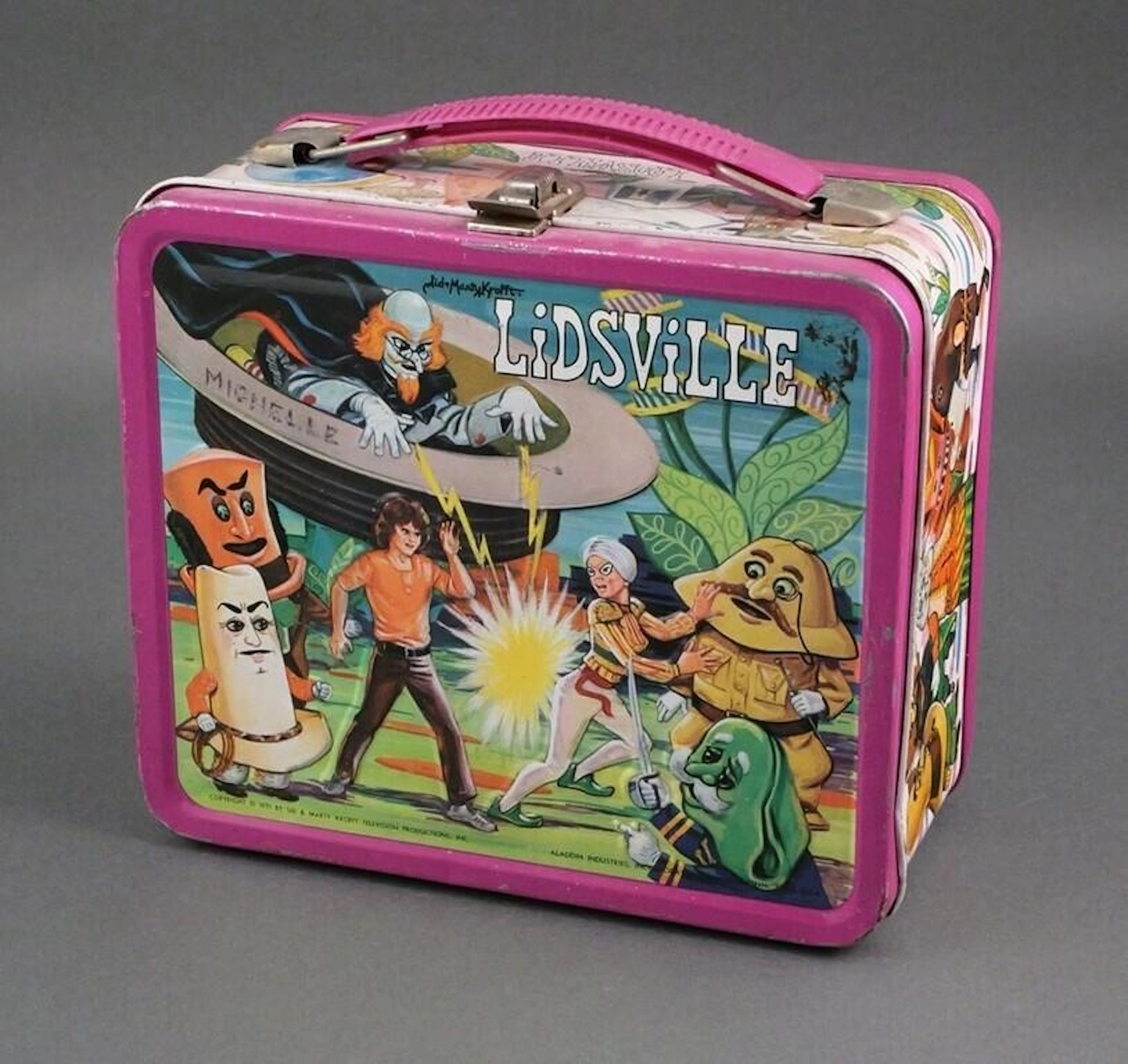 Vtg 1971 Lidsville Metal Lunchbox Aladdin
