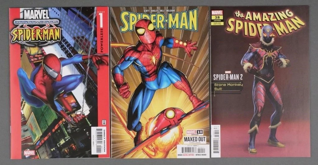 (3) Marvel Spider-Man Comic Books