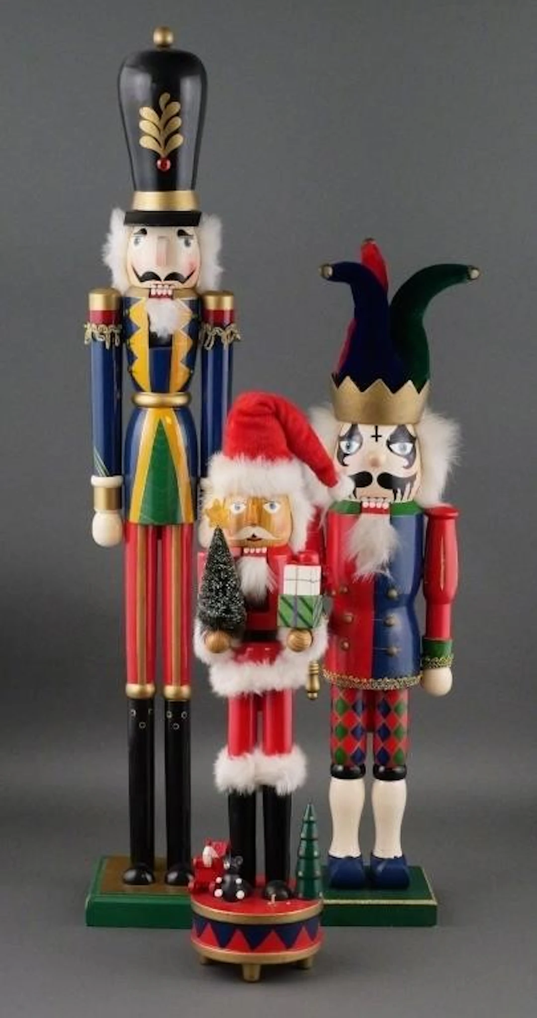 (3) Nutcracker Figures