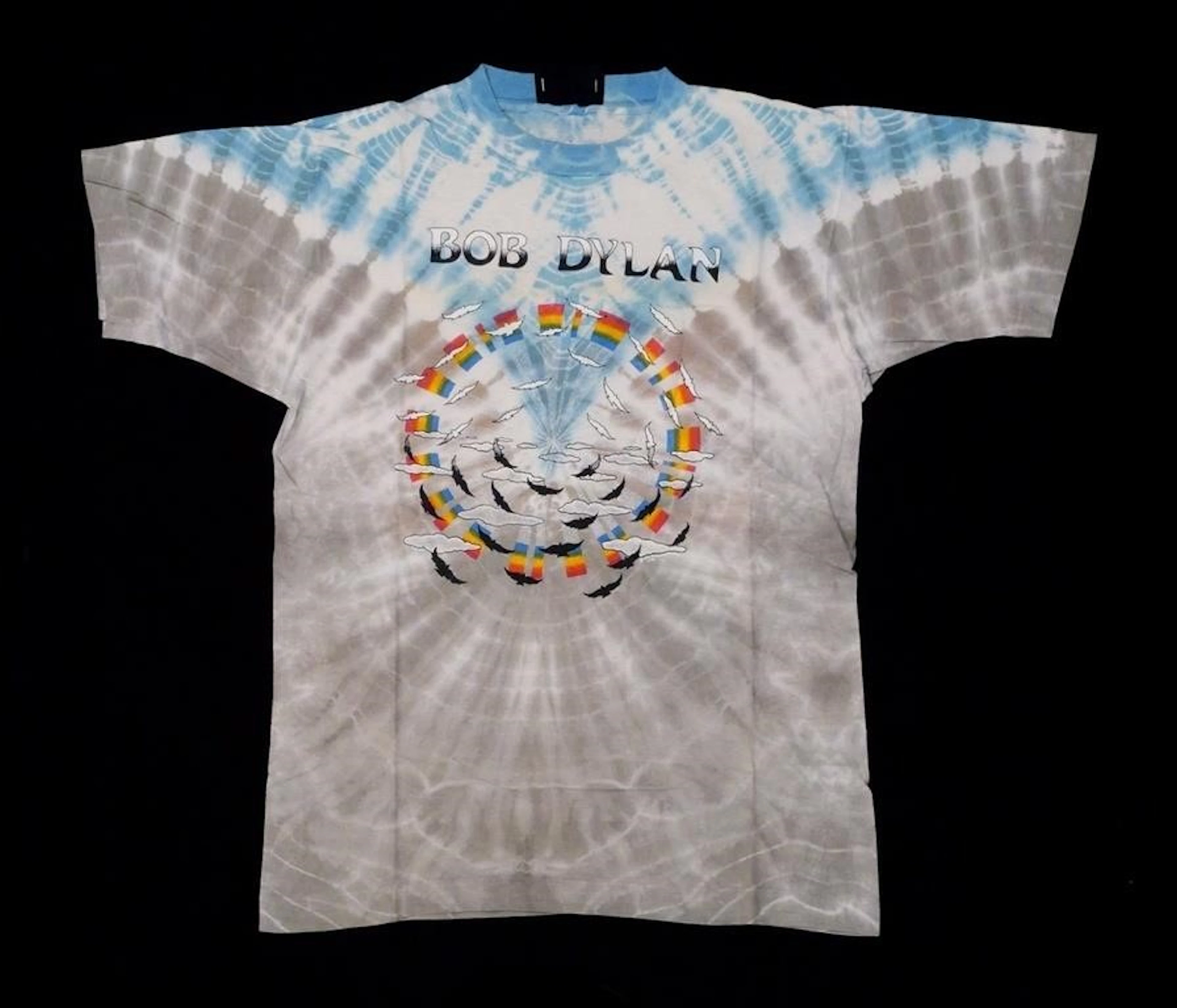 Vintage Bob Dylan Tie-Dye T-Shirt Symmetria