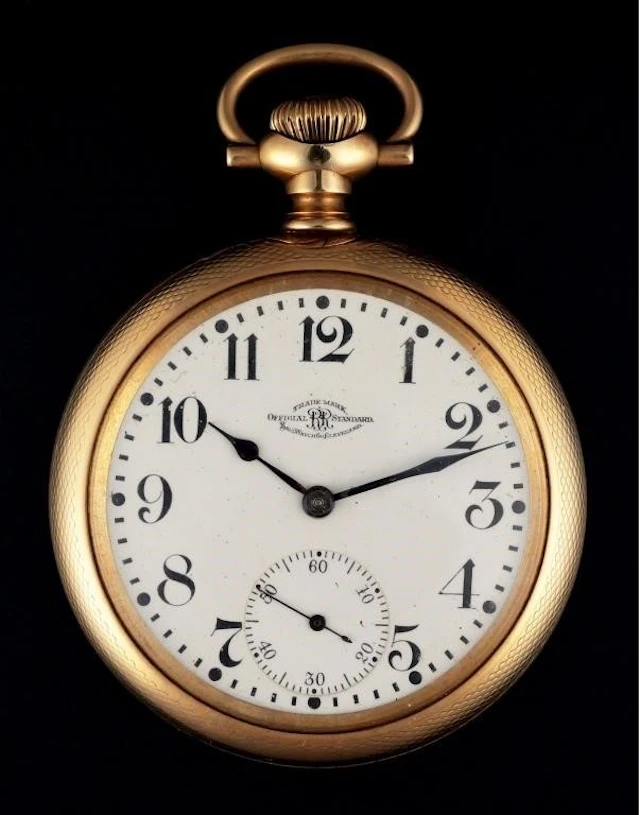 Ball Official RR Standard 14K 19J Pocket Watch