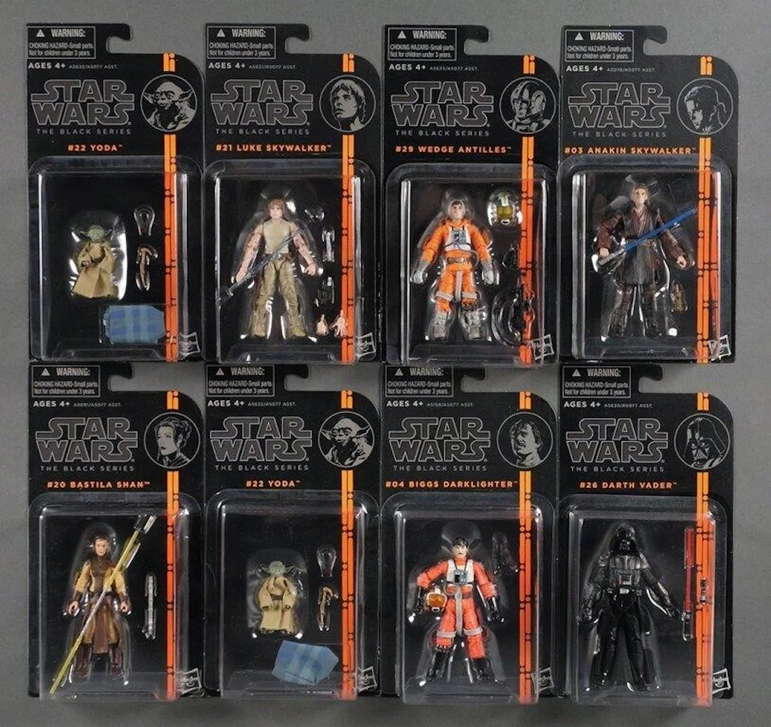 (8) Star Wars Black Series Action Figures