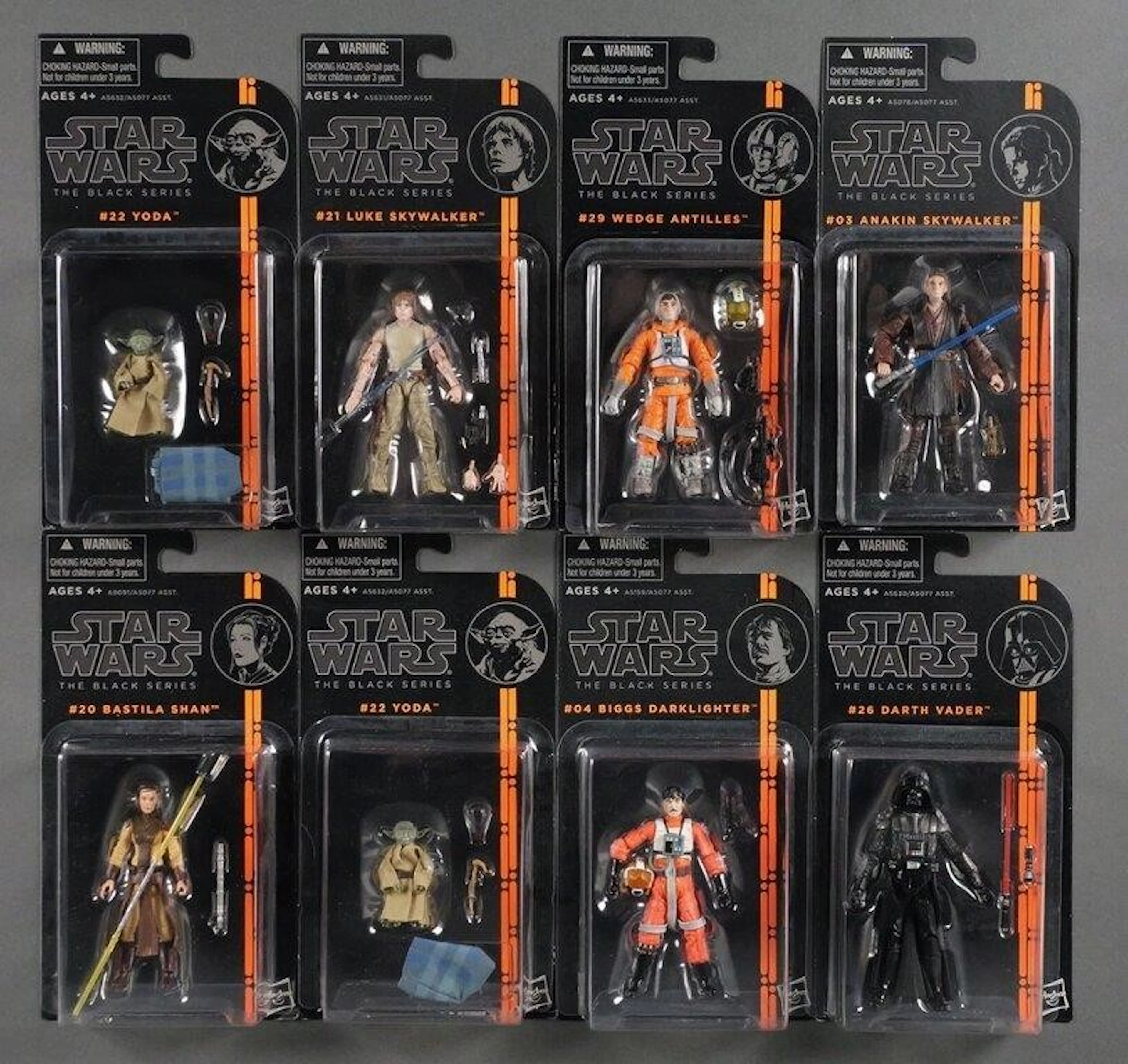 (8) Star Wars Black Series Action Figures