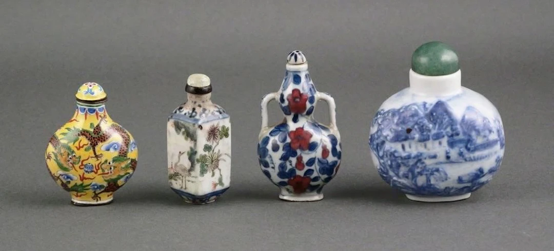 (4) Signed Snuff Bottles