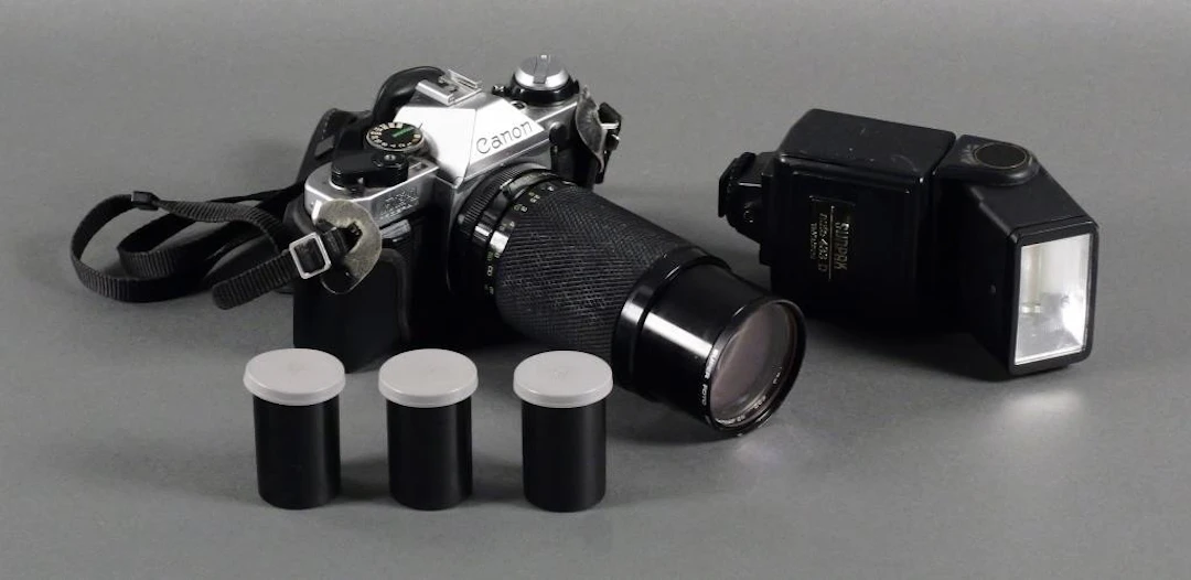 Canon AE-1 Program 35mm SLR Camera & Lens