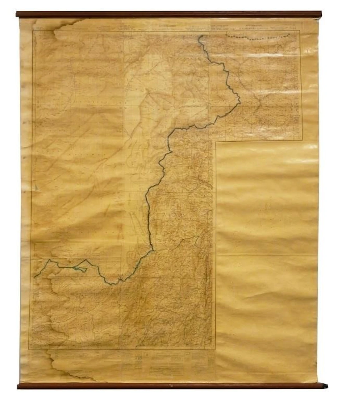 c.1931 British Survey of India Afghanistan Map