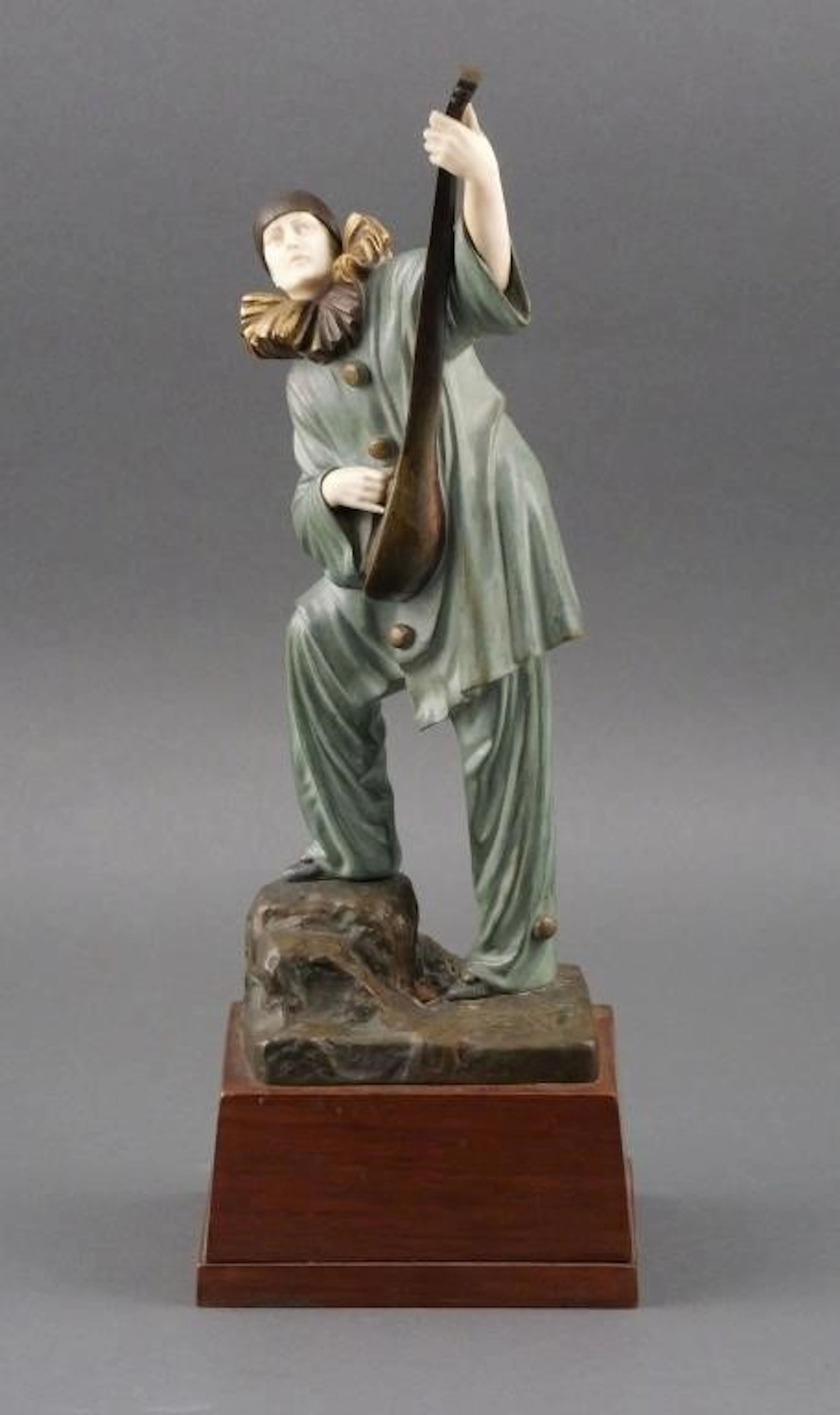 D.H. Chiparus "Pierrot" Etling Paris Bronze