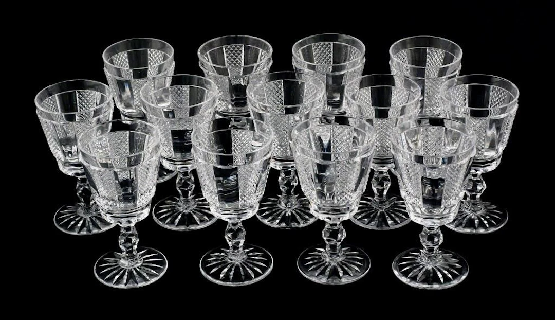 (13) Waterford "Hibernia" Port Wine Glasses