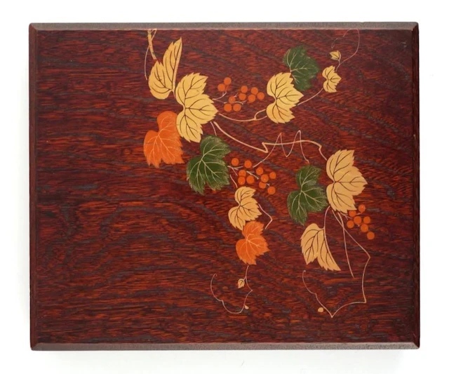 Vintage Japanese Lacquered Fumibako Box