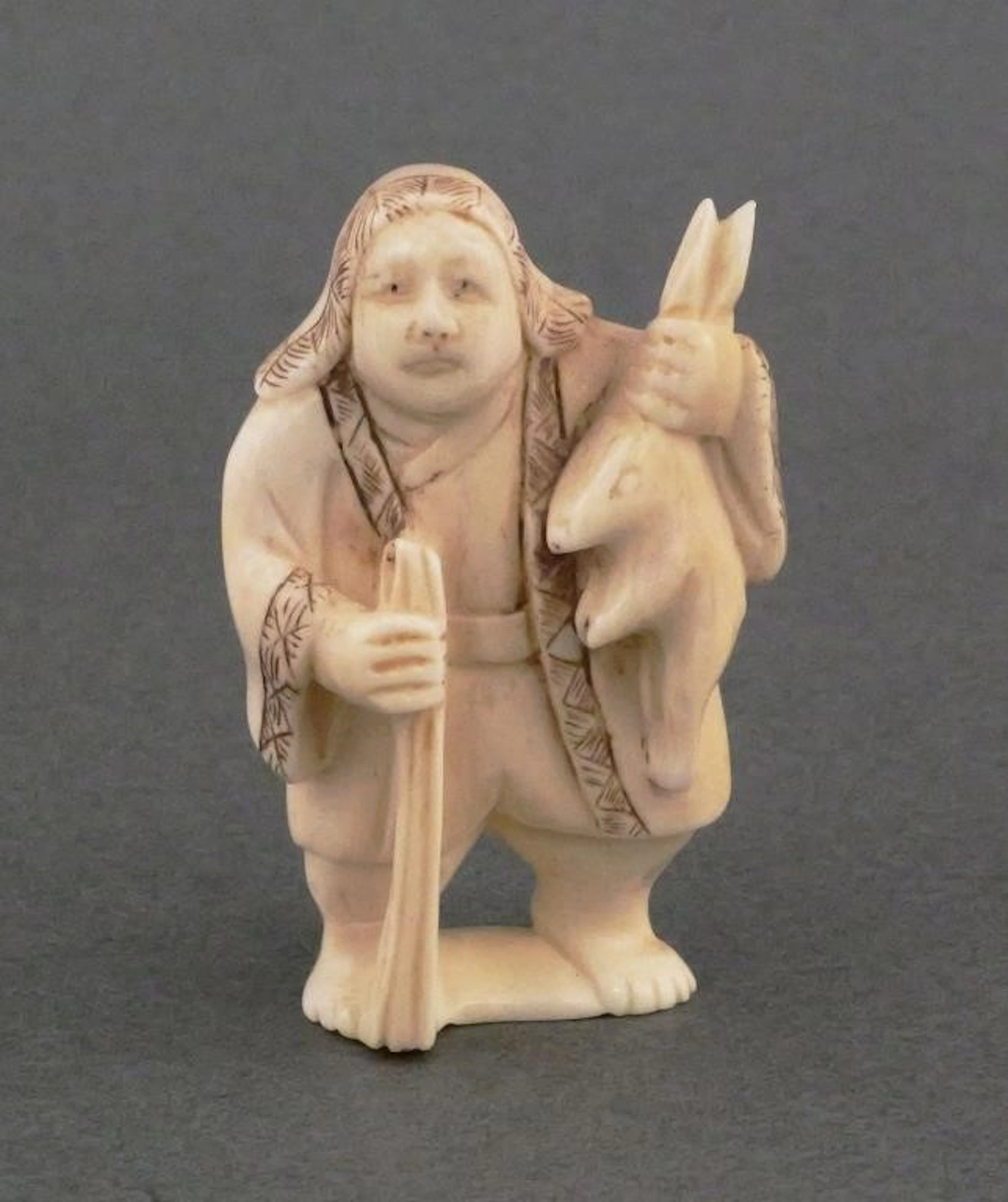 Signed Antique Ivory Netsuke