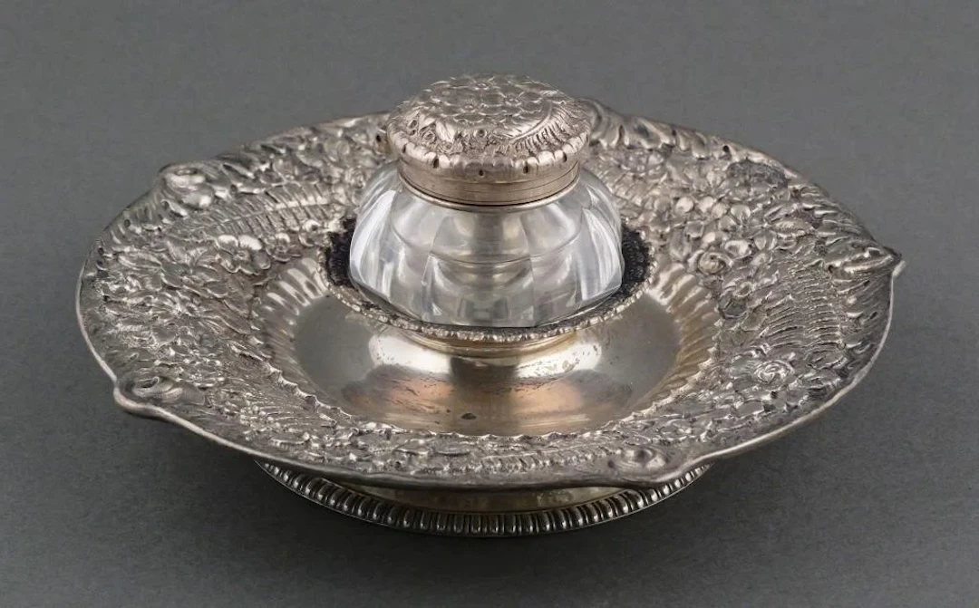Tiffany & Co Sterling Silver Inkwell