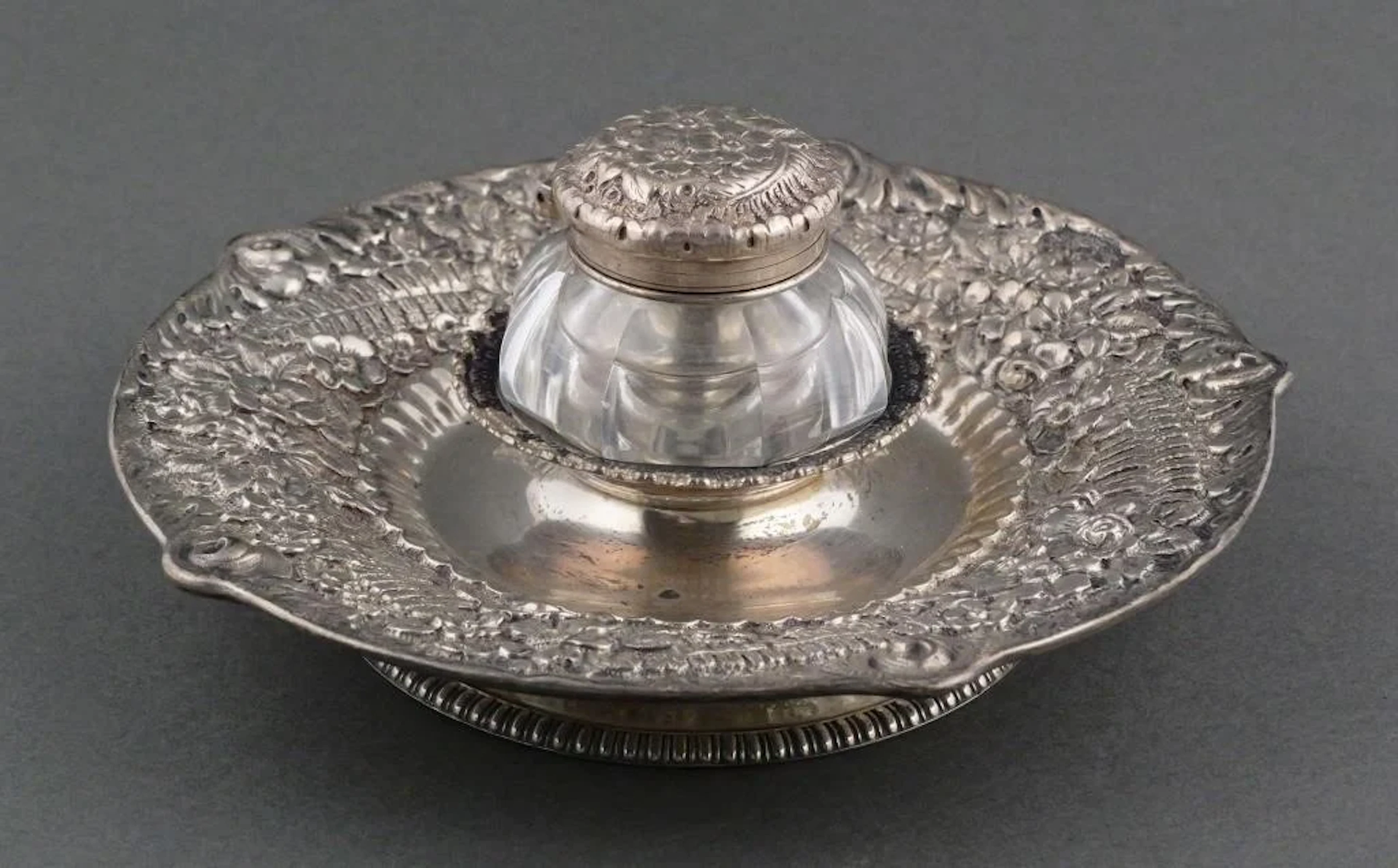 Tiffany & Co Sterling Silver Inkwell