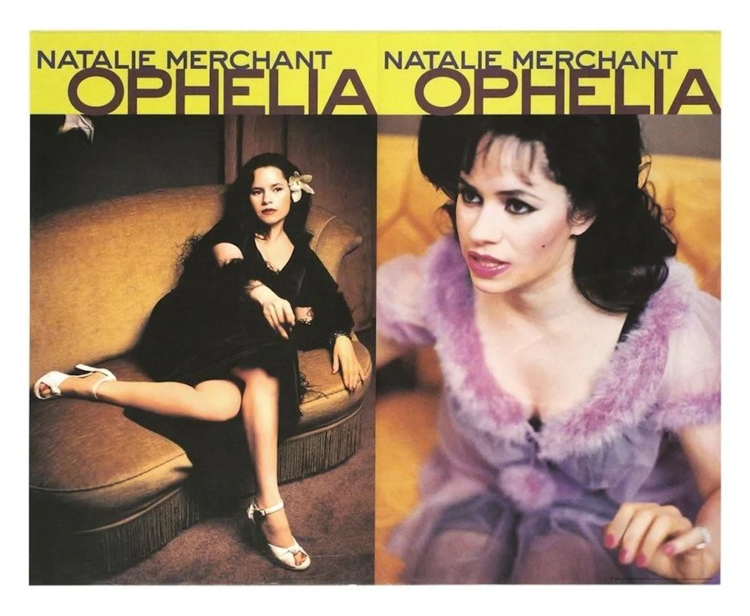 1998 Natalie Merchant Ophelia Promo Poster