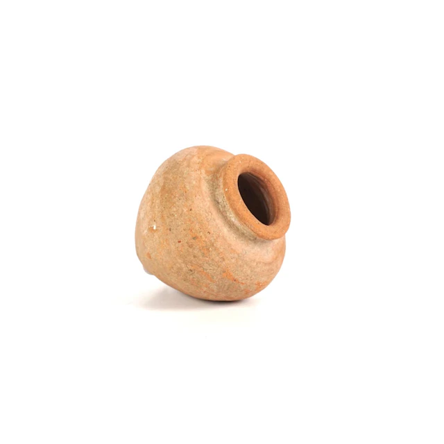 Vase pansu en terre cuite