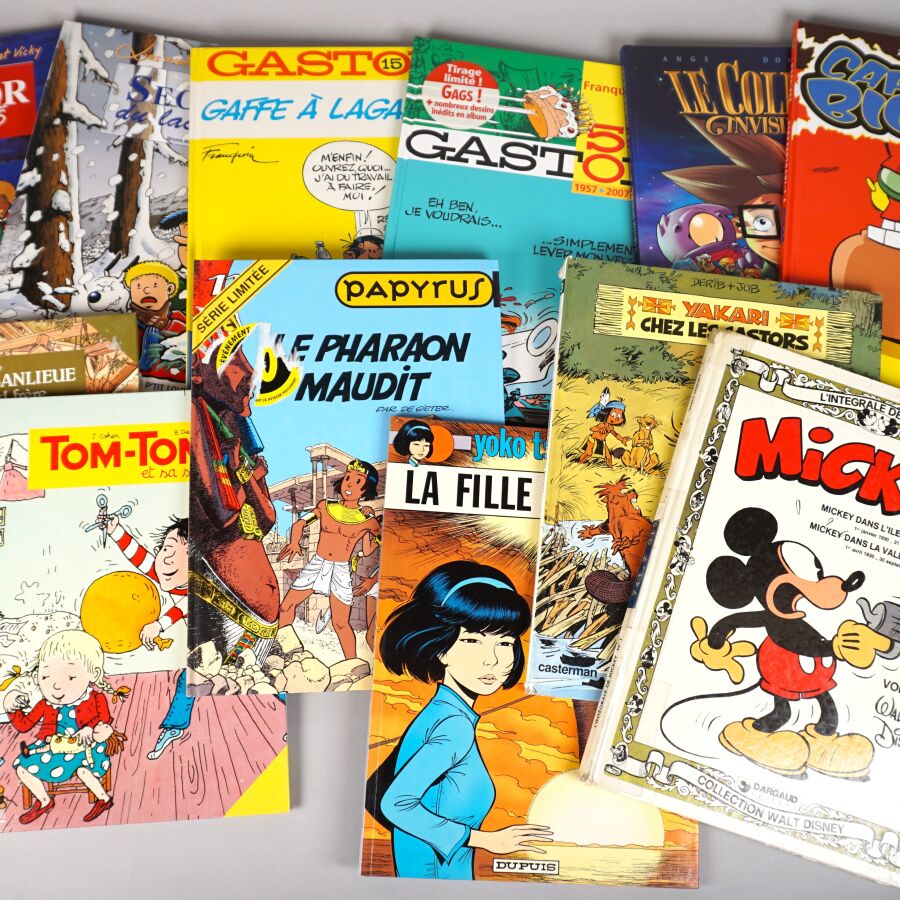 BD JEUNESSE : Ensemble de 12 albums comprenant : - 2 albums VICK ET VICKY