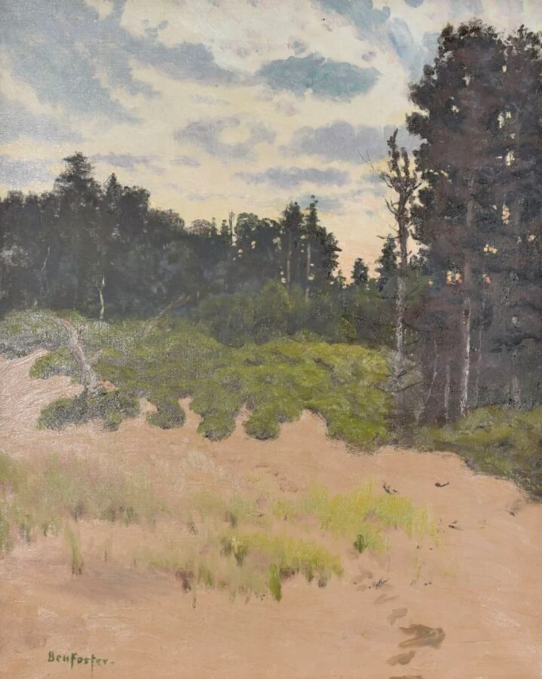 Ben FOSTER (1852 - 1926) "Paysage"