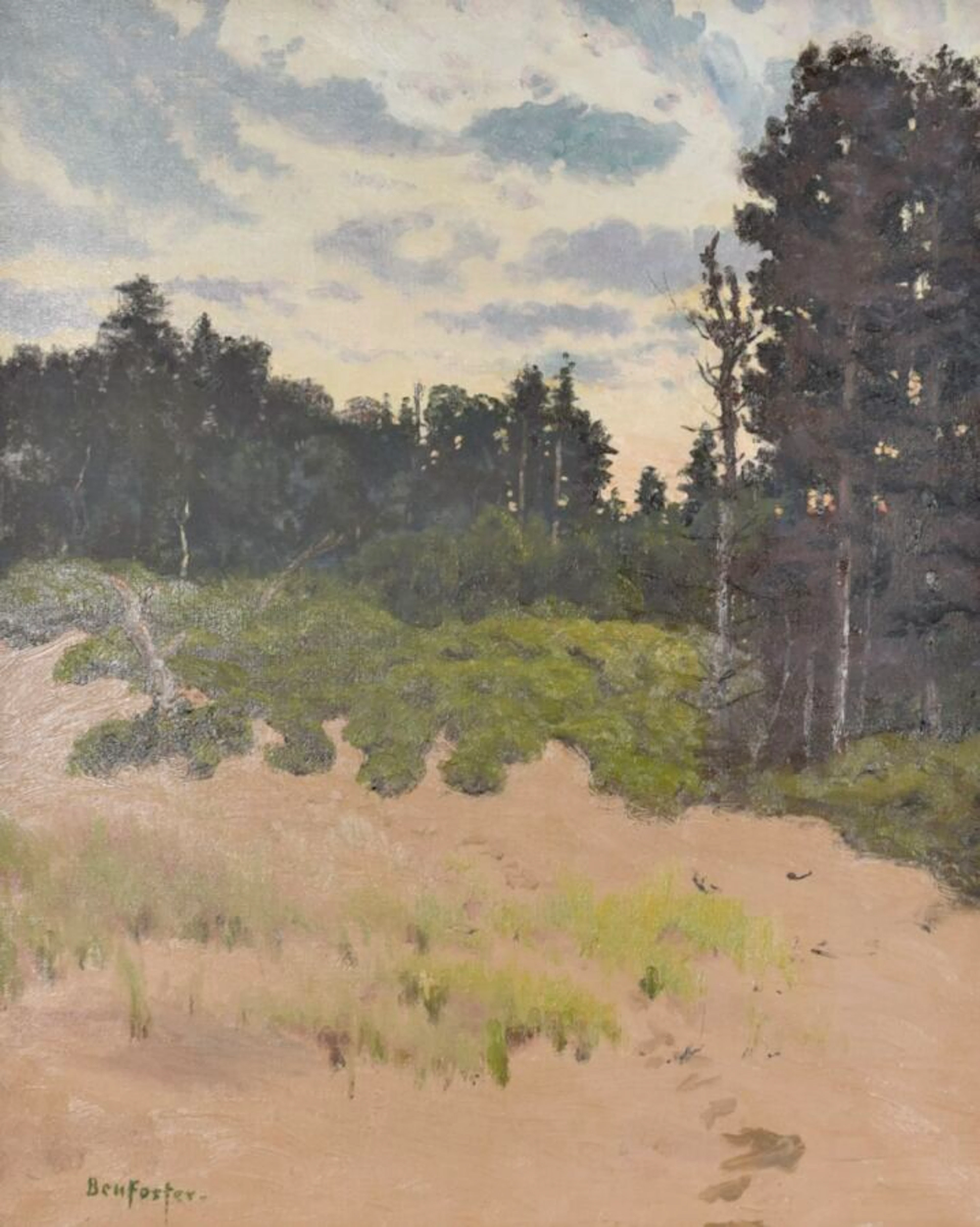Ben FOSTER (1852 - 1926) "Paysage"