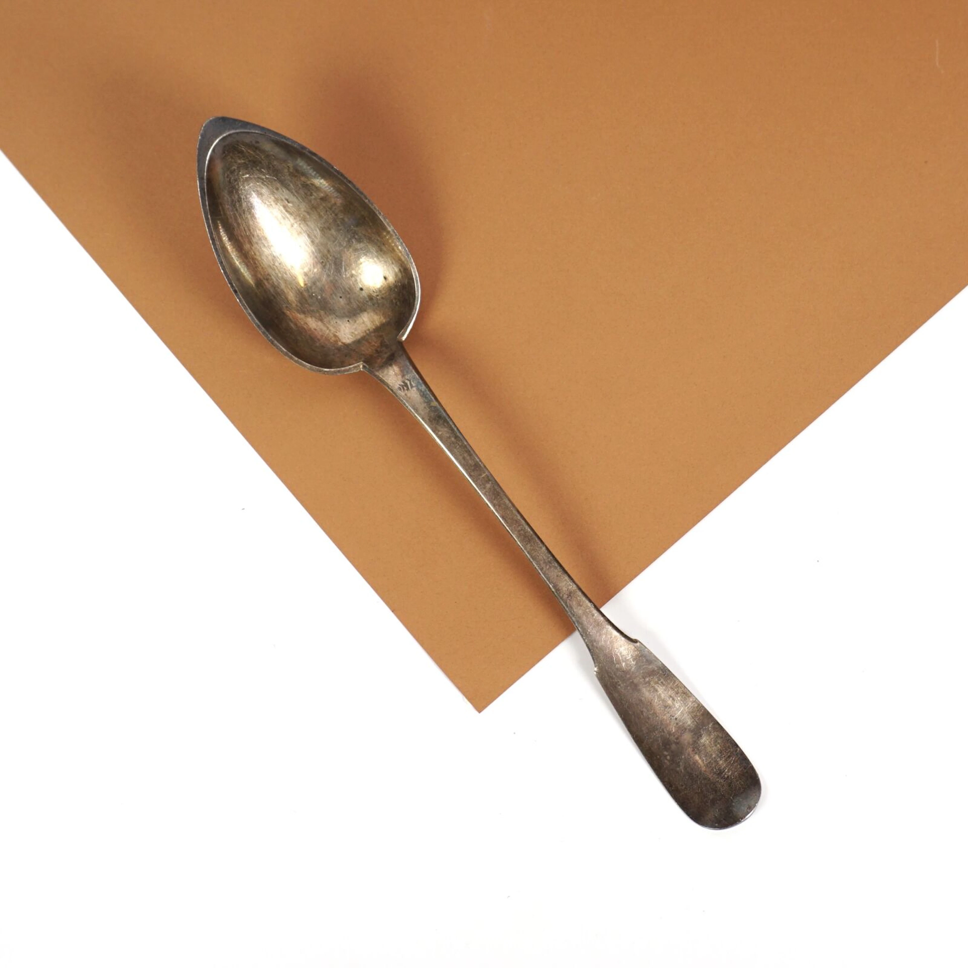 Cuillère à ragoût en argent