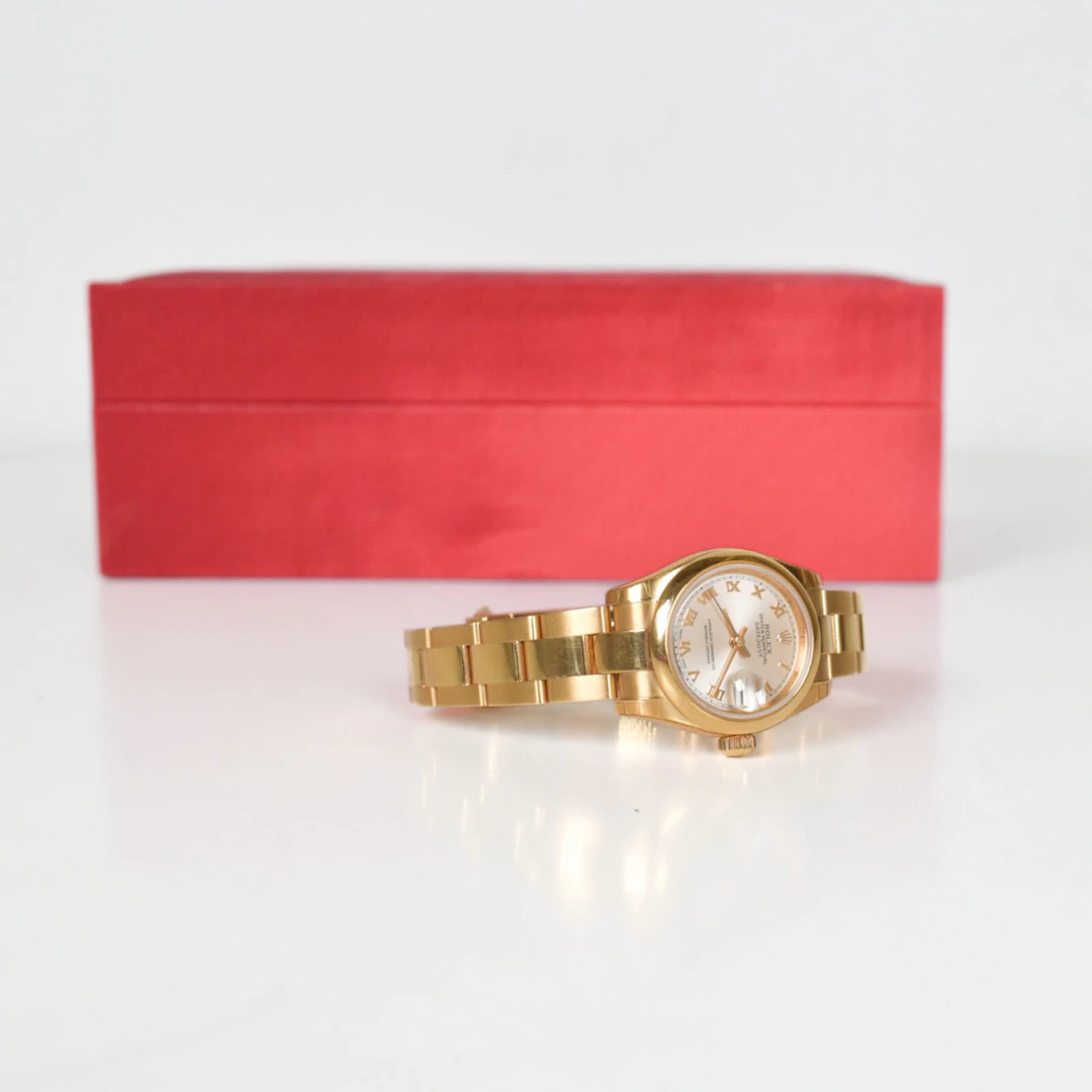 ROLEX : Montre "Oyster Perpetual Daytejust" 179165 en or 18K (750/oo)