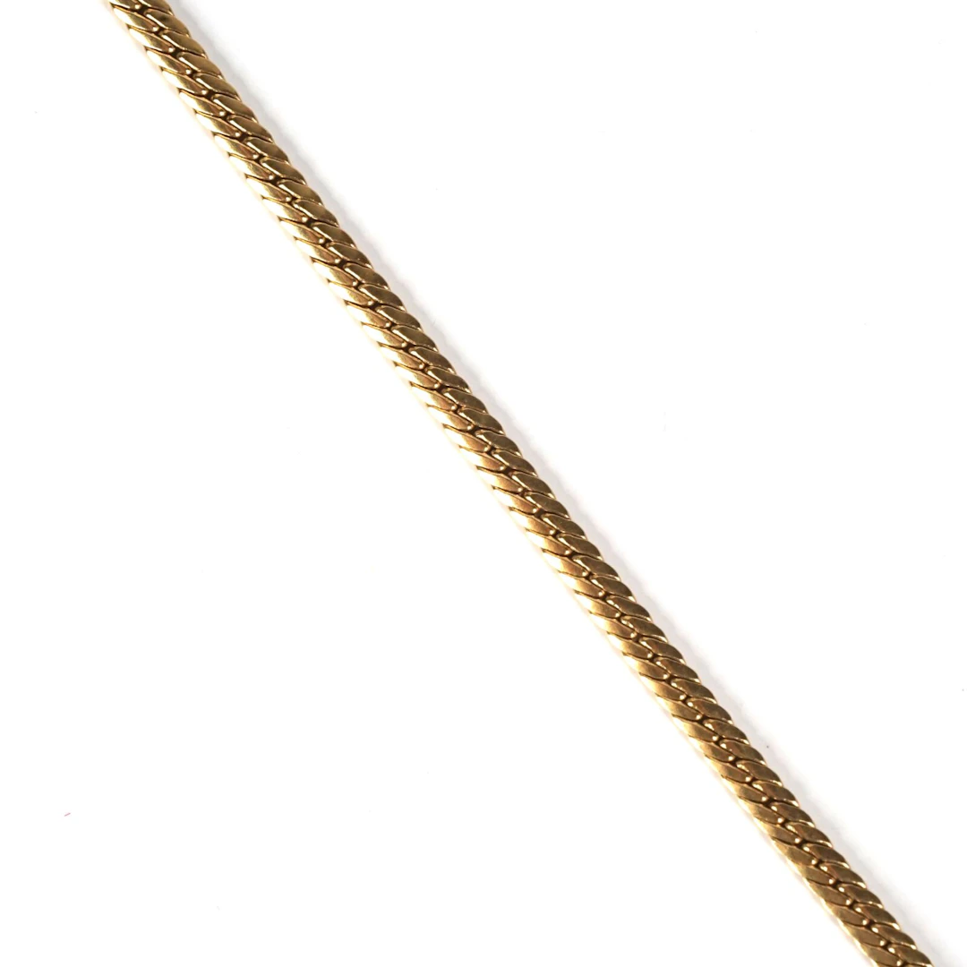 Bracelet articulé en or jaune 18K (750/oo)