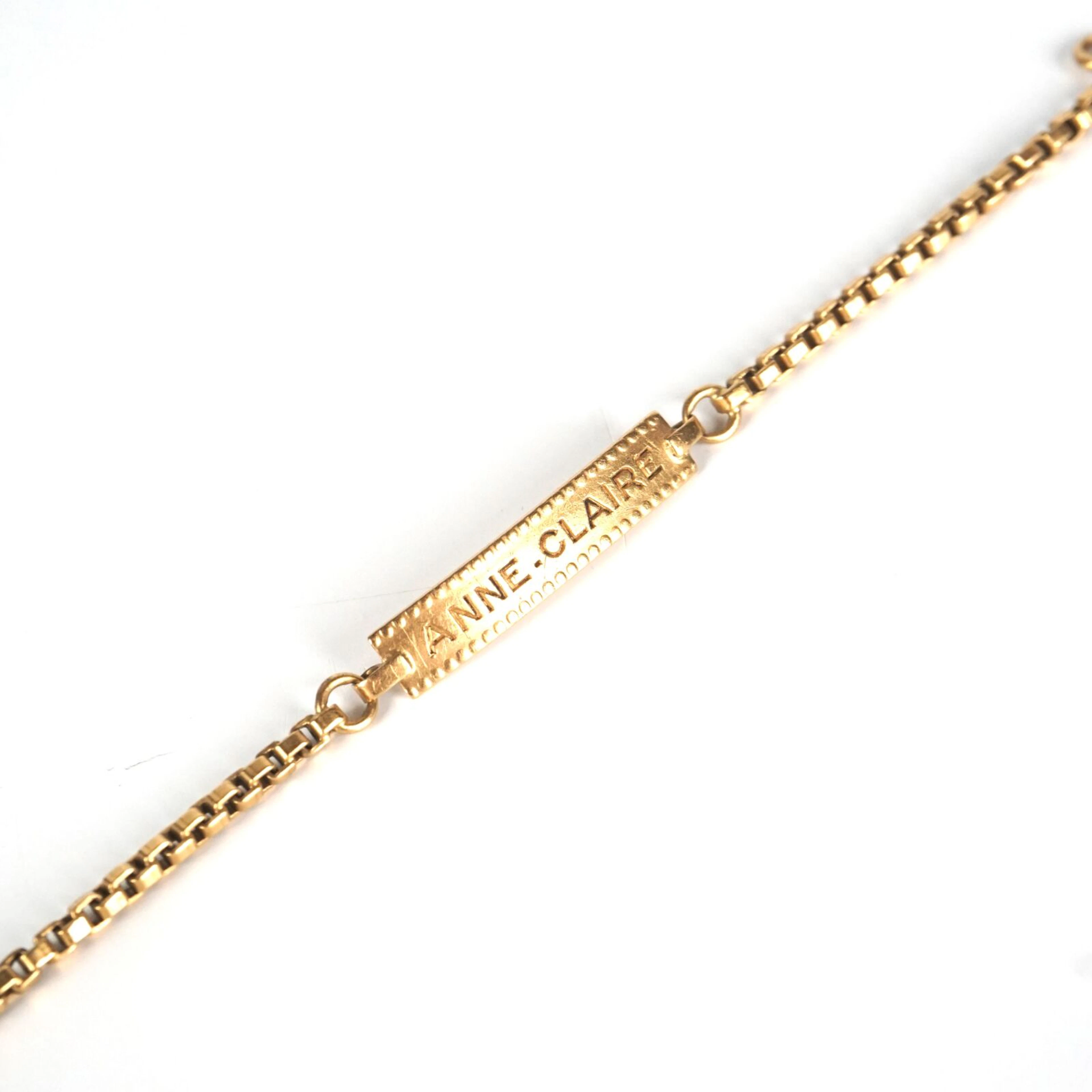 Bracelet de baptême en or jaune 18K (750/oo)