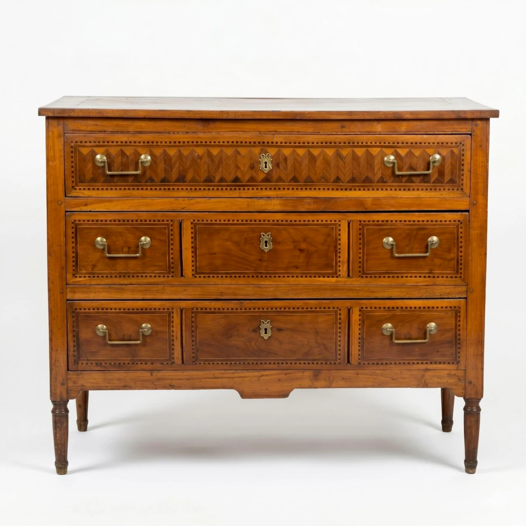 Commode d'époque Louis XVI en bois d'acajou