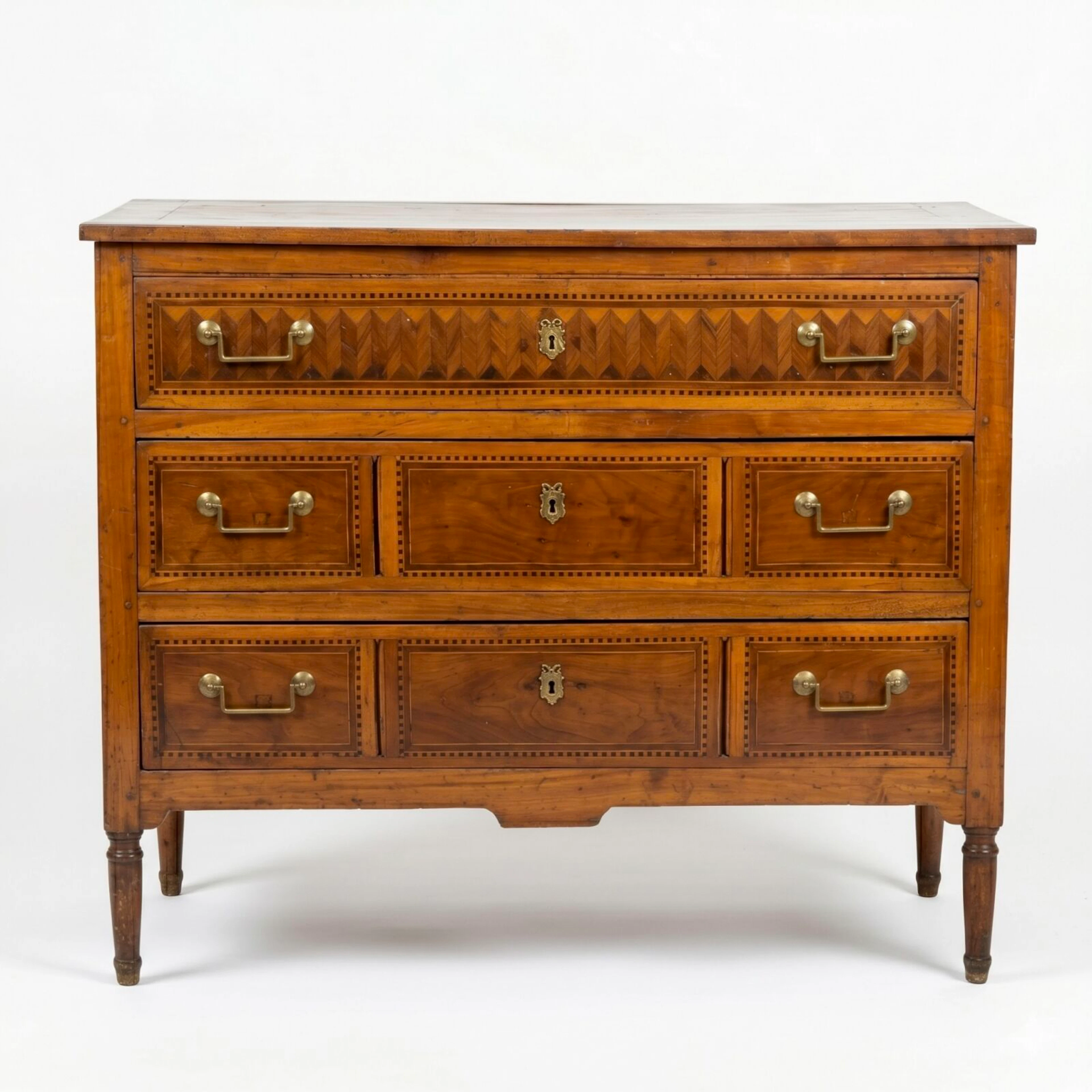 Commode d'époque Louis XVI en bois d'acajou