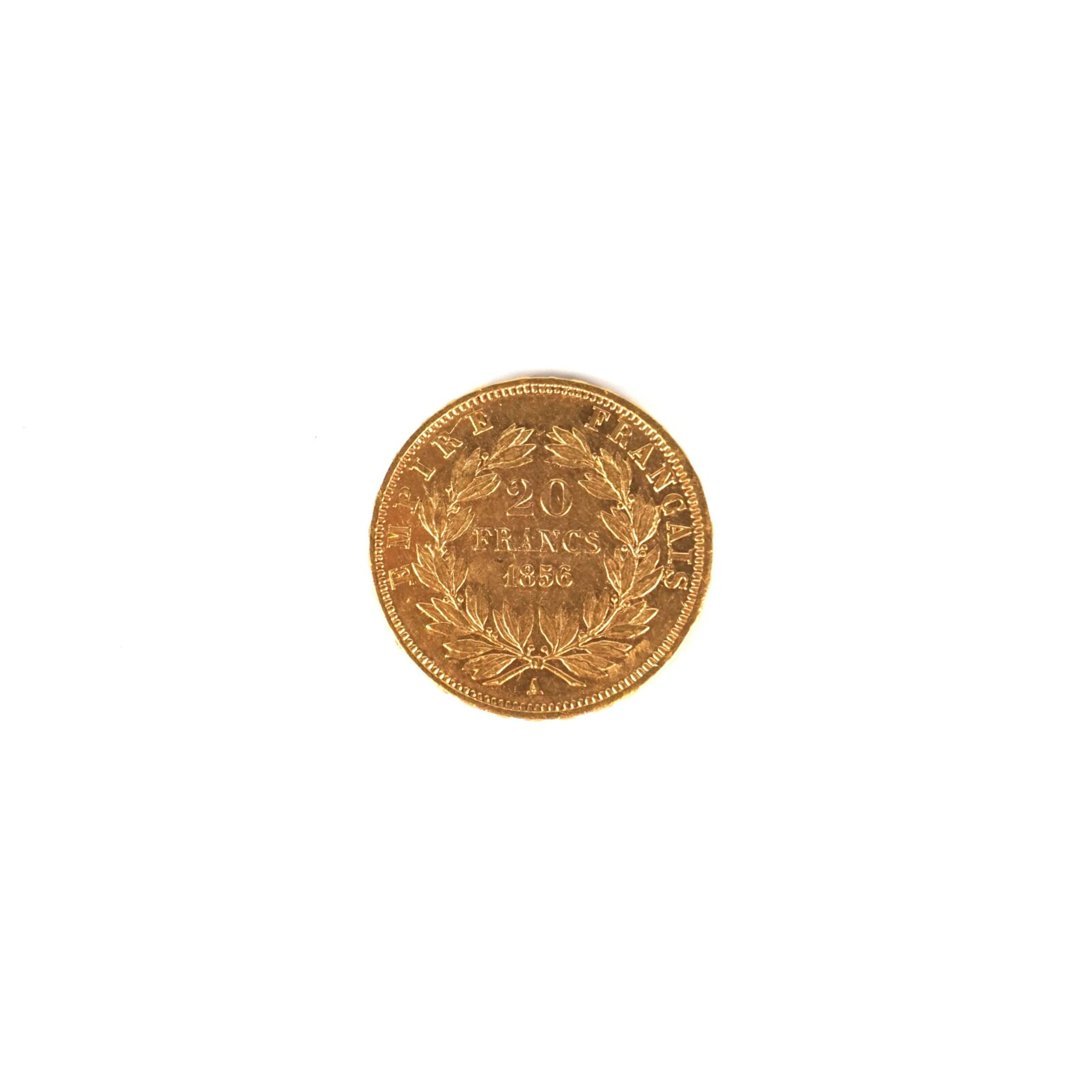 1 x 20 Francs Napoléon III "tête nue" 1856 A