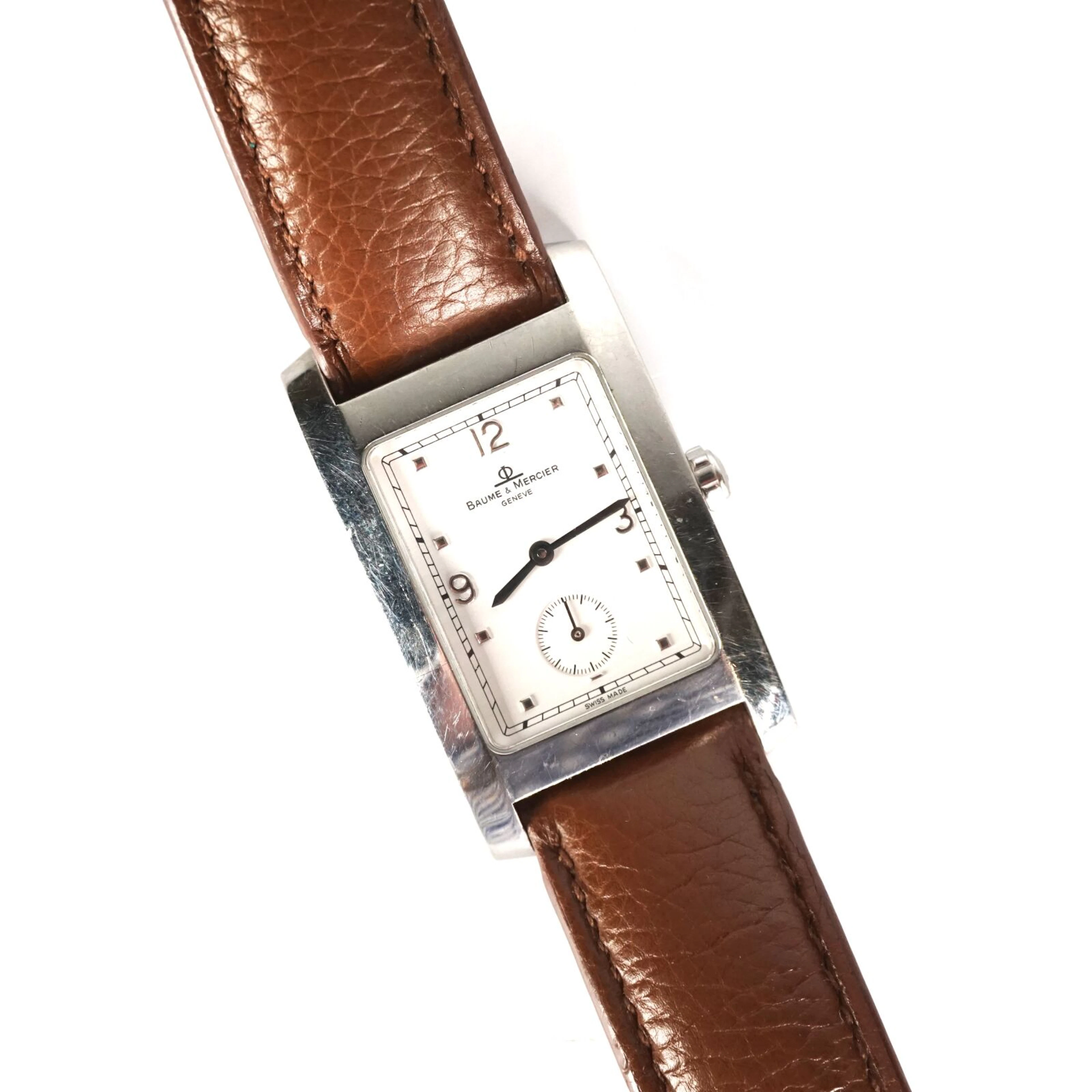 BAUME ET MERCIER : Montre bracelet modèle "Hampton"