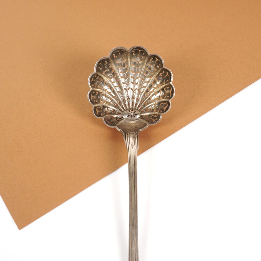 Cuillère saupoudreuse en argent
