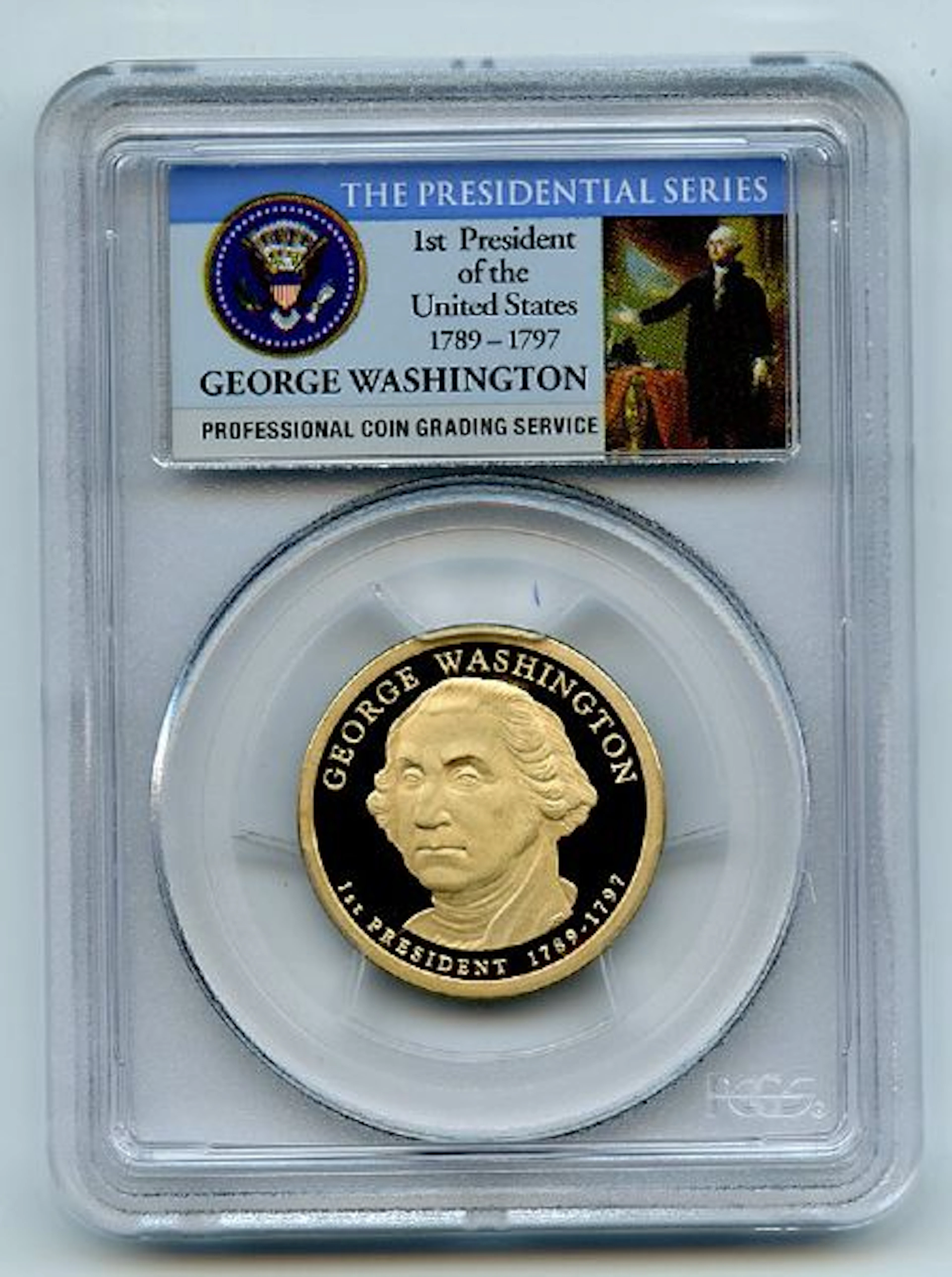 2007 S $1 George Washington Dollar PCGS PR70DCAM coin