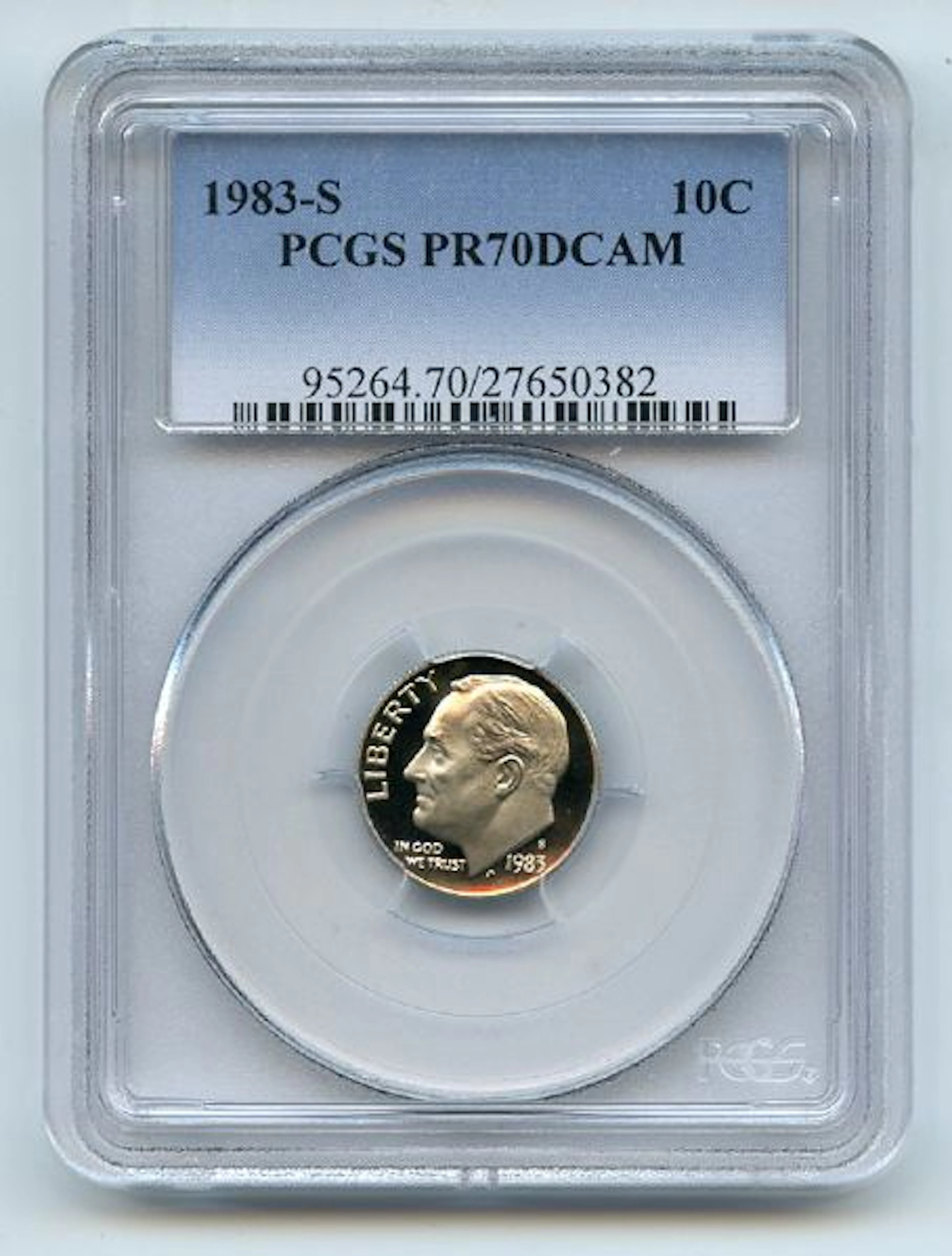 1983 S 10C Roosevelt Dime Proof PCGS PR70DCAM coin