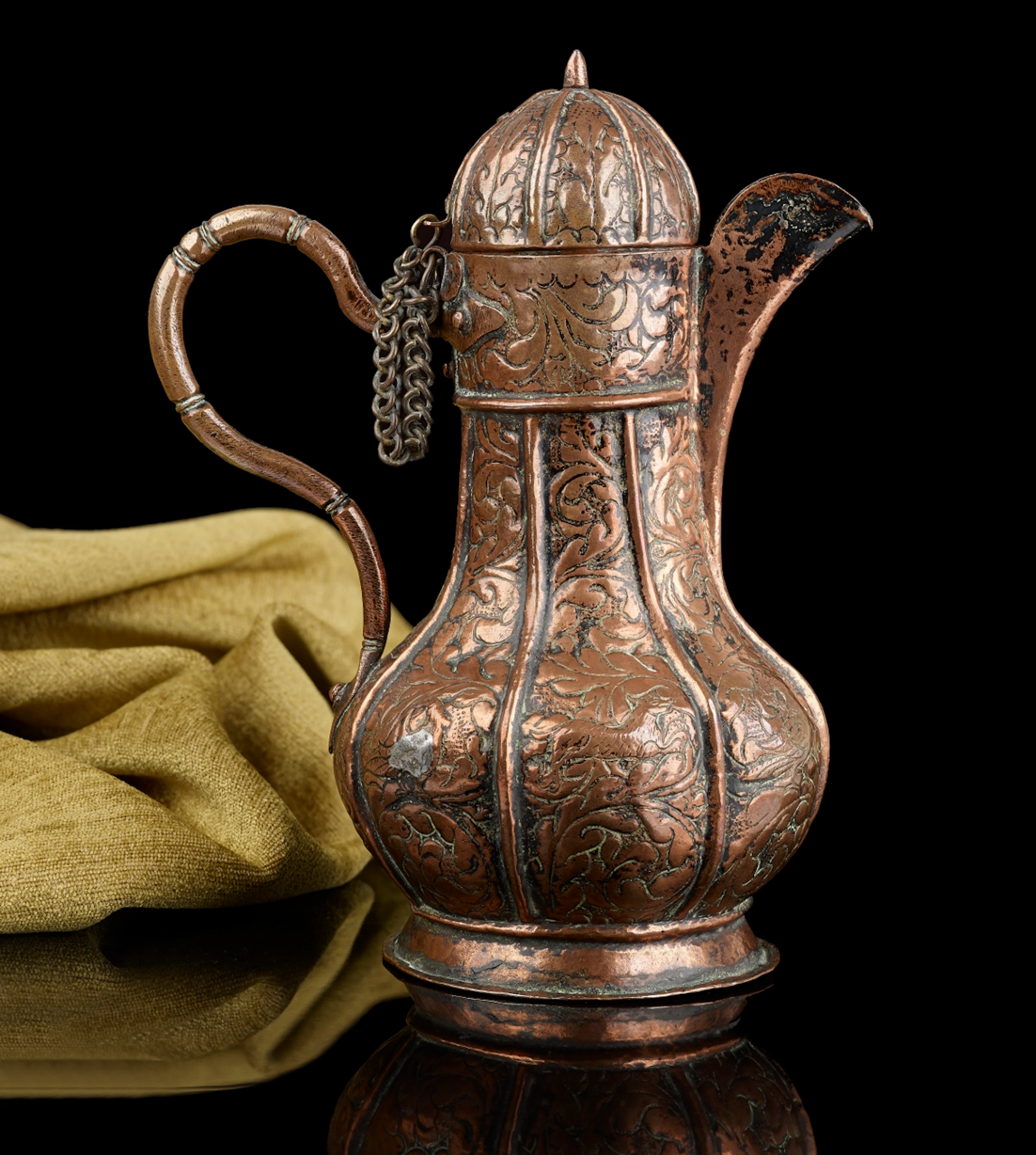Rare 16th Century Venetian Copper Ewer