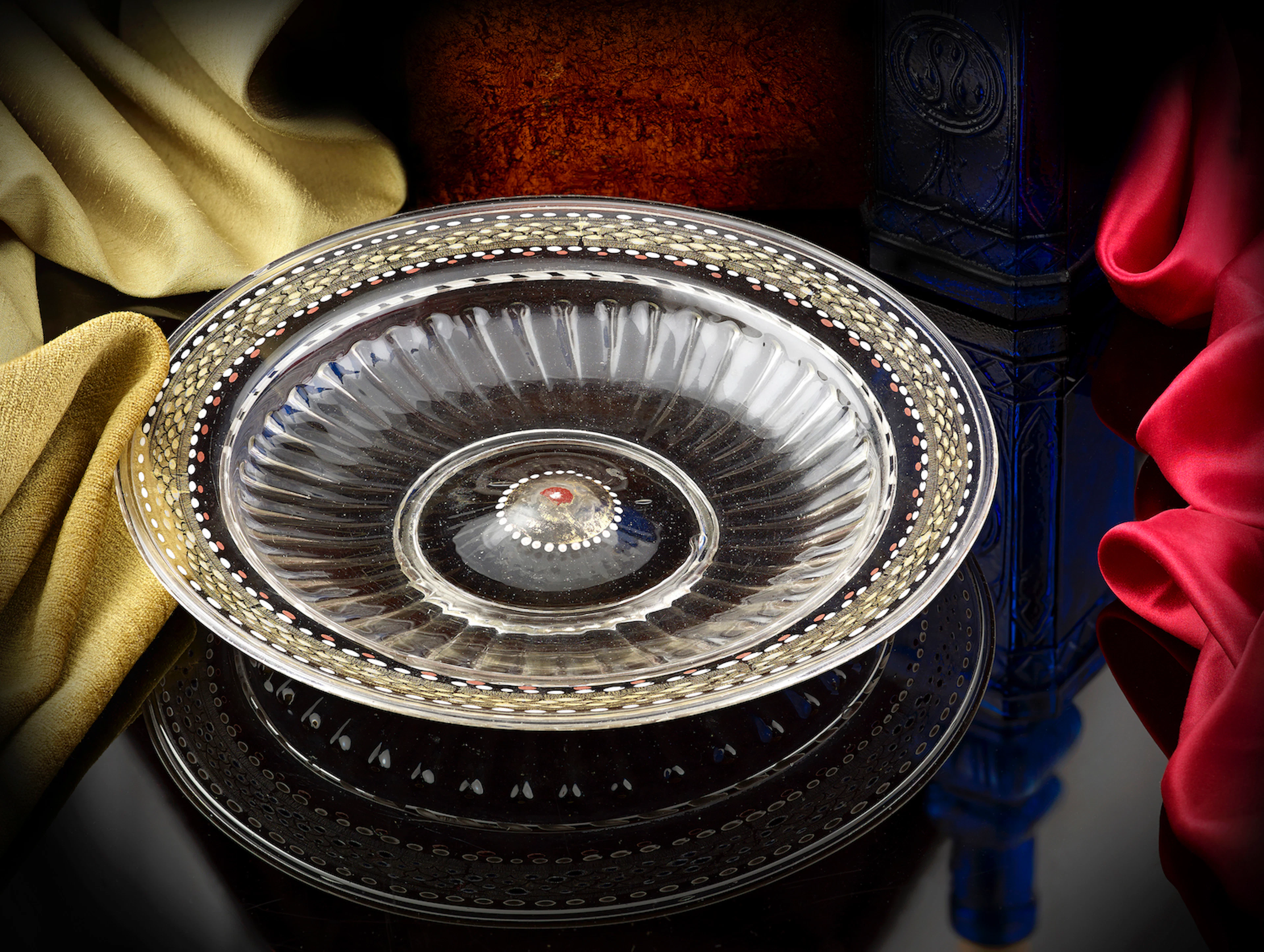 A Very Rare Venetian low footed Glass Bowl