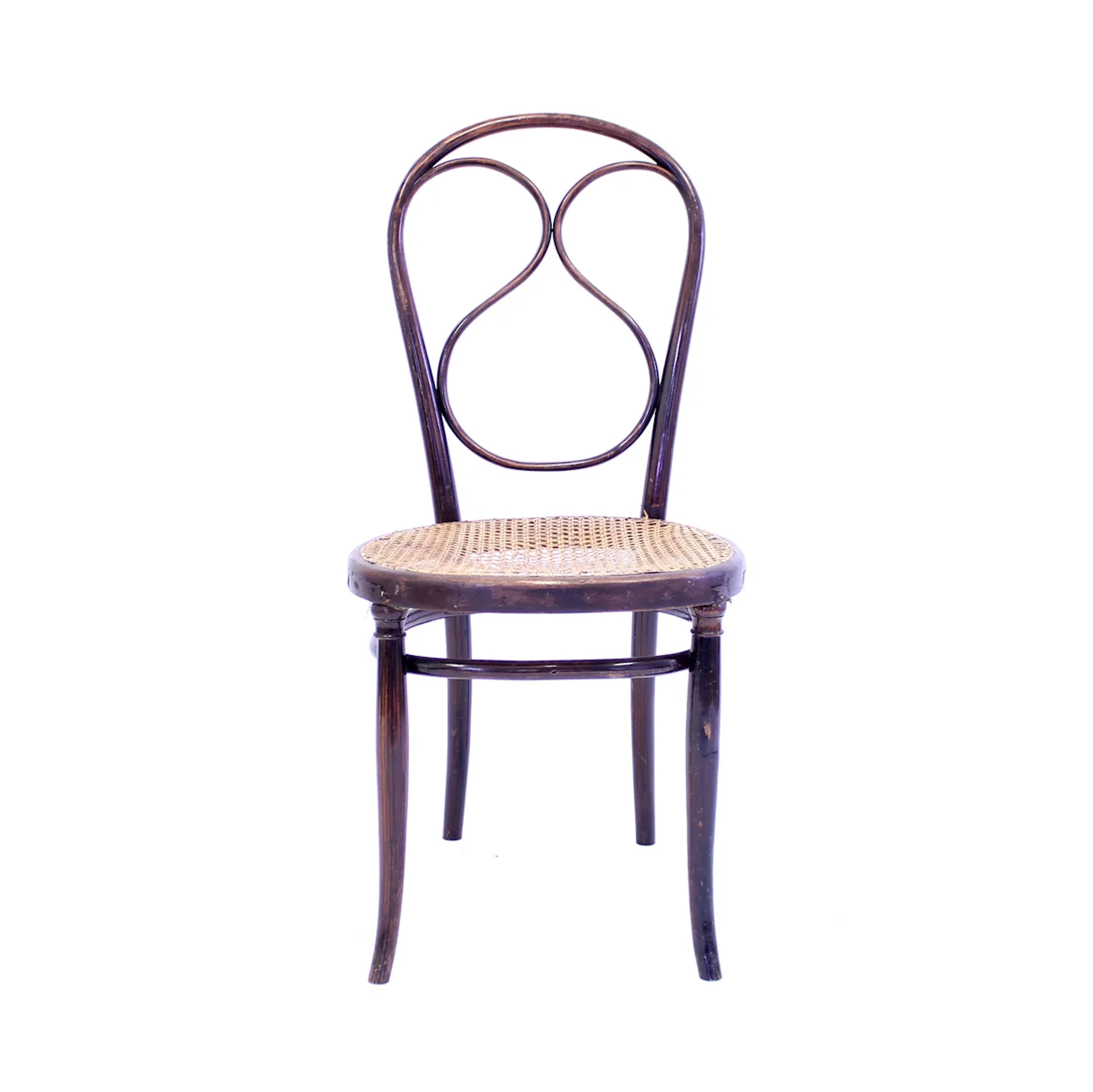 Fischel bentwood café chair, early 20thy century
